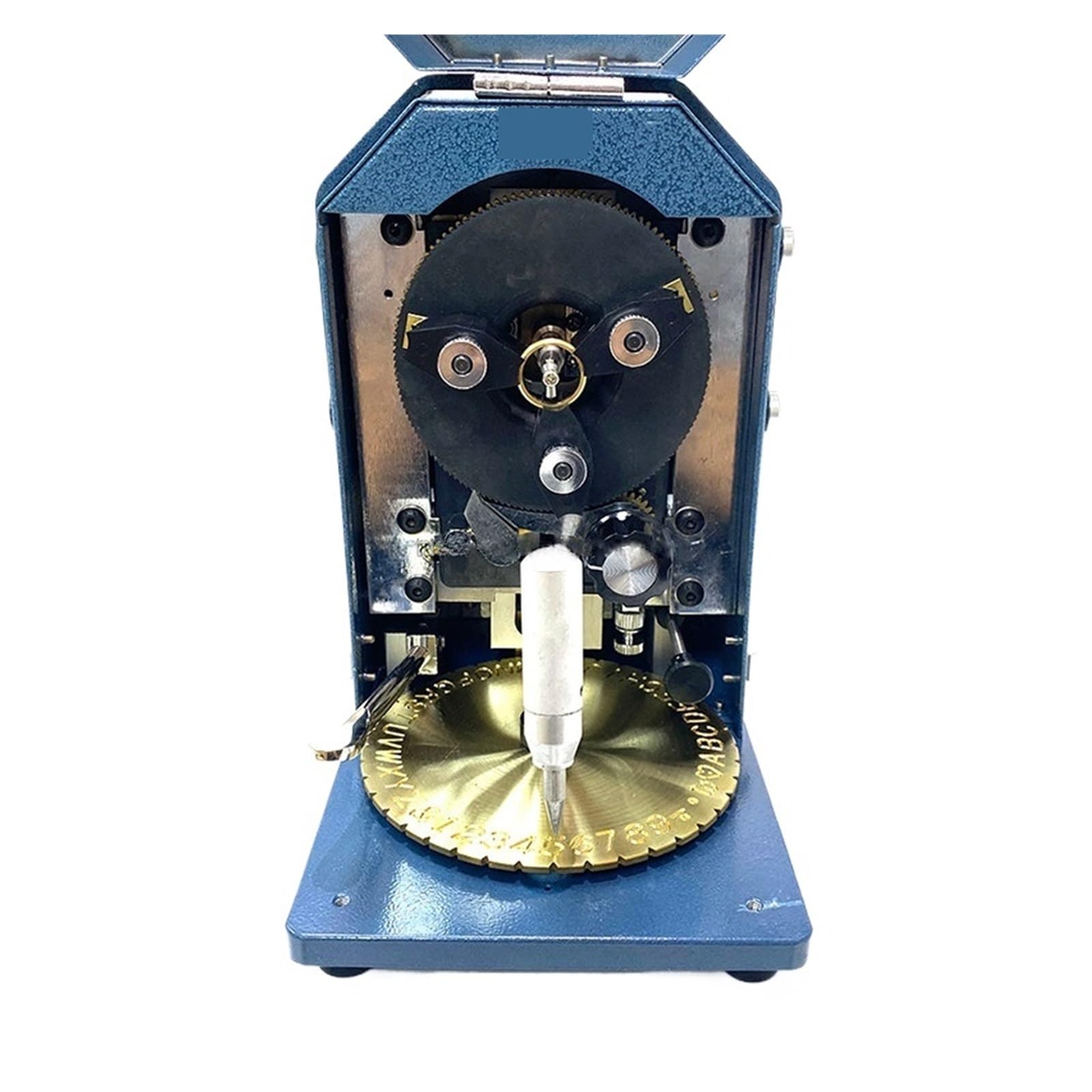 Machine De Gravure Manuelle Portable For Bagues En Or, Nom Et Lettre, À L'intérieur Des