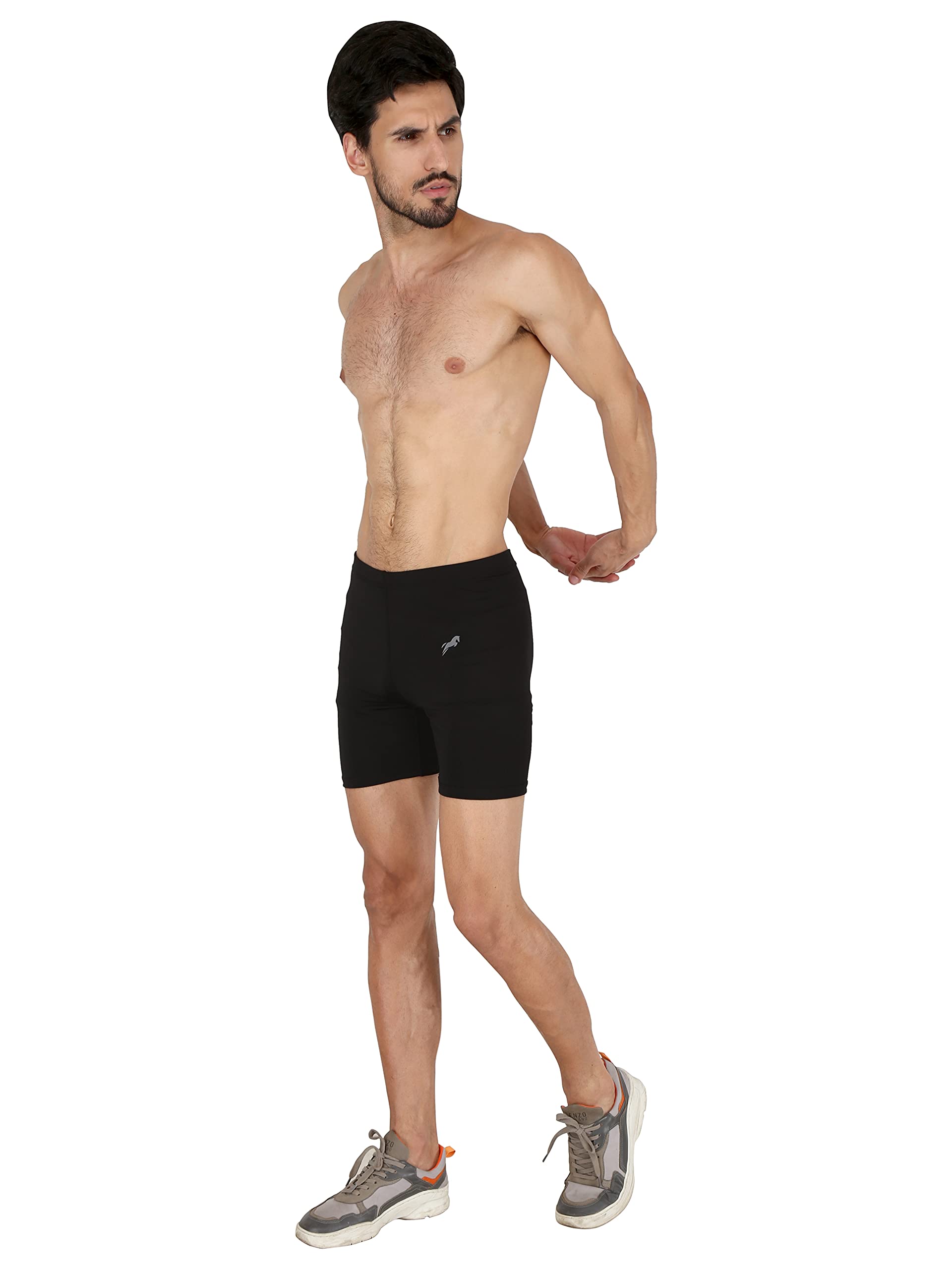 just rider Compression Men's Skin Tight Shorts for Gym, Running, Cycling, Swimming, Basketball, Cricket, Yoga, Football, Tennis, Badminton & Many More Sports-picture-20