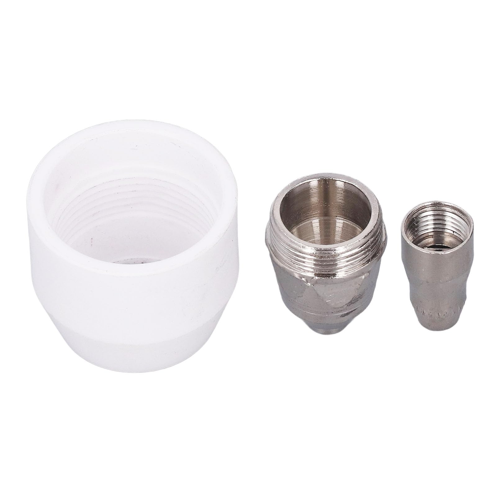 Respicefinem 3Pcs Plasma Cutter Nozzle Tip Cutting Torch Electrode Protective Ceramic Nozzle Consumables for P80