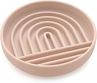 Vista 13 de Should We Go? Alimentador lento para perros y gatos, el tazón Slowdown de silicona, solución para comer lentamente con diseño moderno de alfombrilla