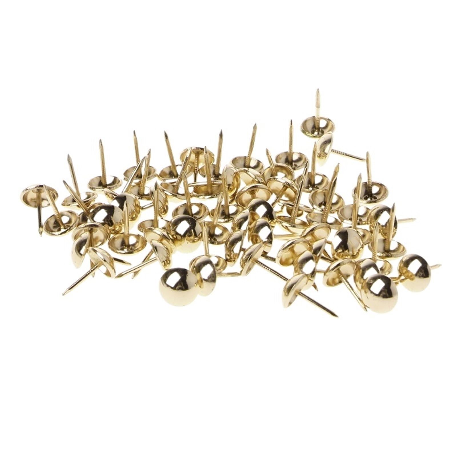 500Pcs Antique Brass Upholstery Tacks for Furniture, Sofa, Door Decoration