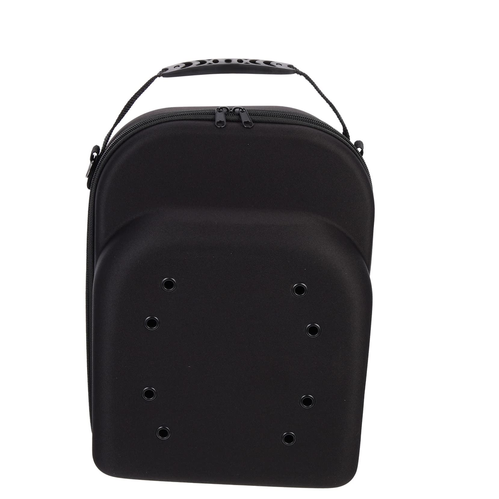 STOBAZA Travel Hat Box Baseball Cap Storage Case Compact Hard Eva Organizer Hat Storage Holder Portable for Baseball Hats Black