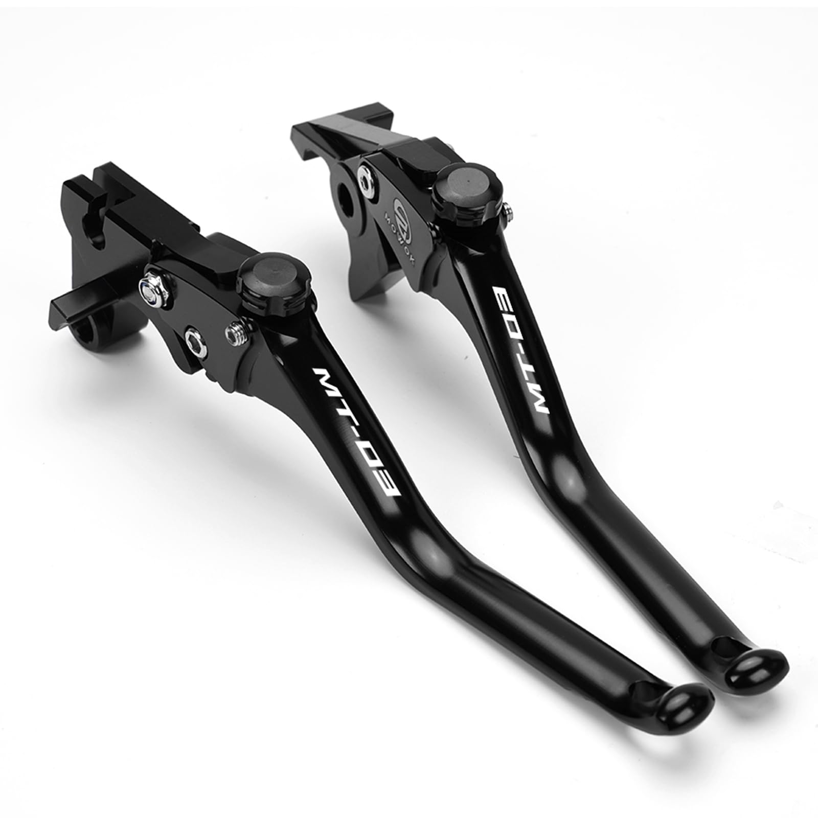 MOWOK Motorcycle CNC Brake Clutch Levers Fit for Yamaha MT03 MT-03 2015 2016 2017 2018 2019 2020 2021 2022 2023 (Black)
