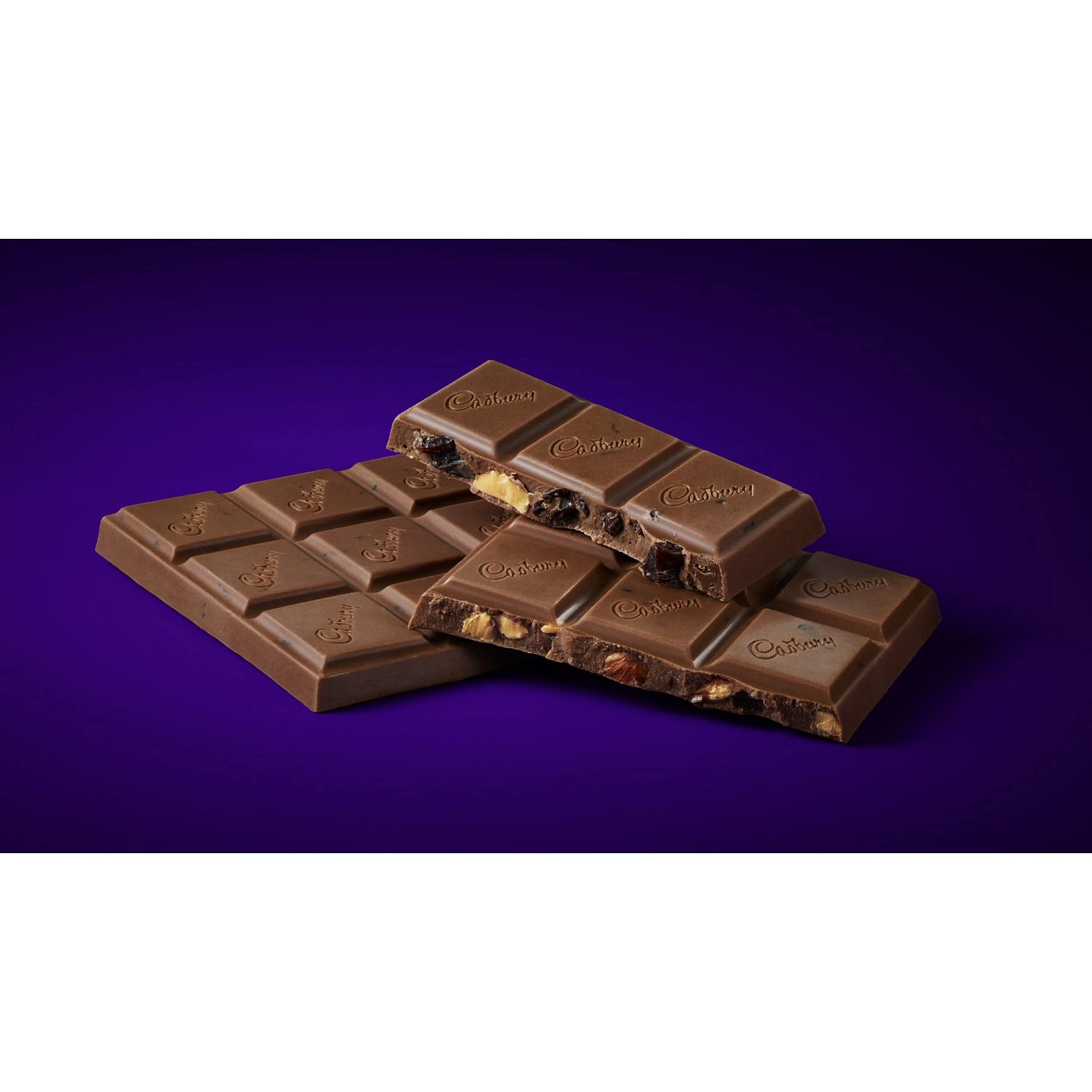 Buy CADBURY DAIRY MILK Fruit & Nut Milk Chocolate with Raisins and