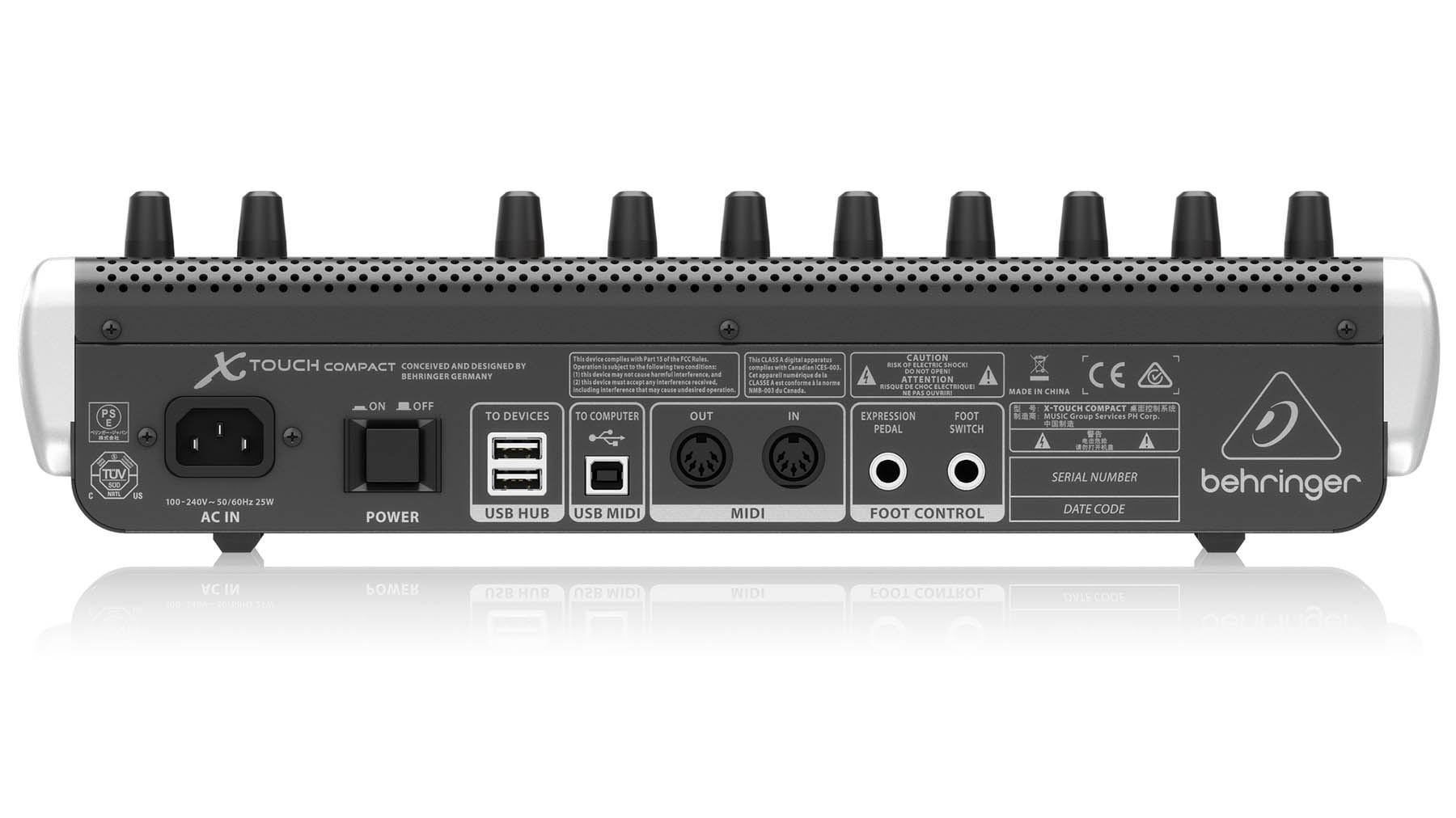 Behringer X-Touch コントロールサーフェス フェーダーが動く！BEHRINGERのコントロールサーフェス X Touchを紹介