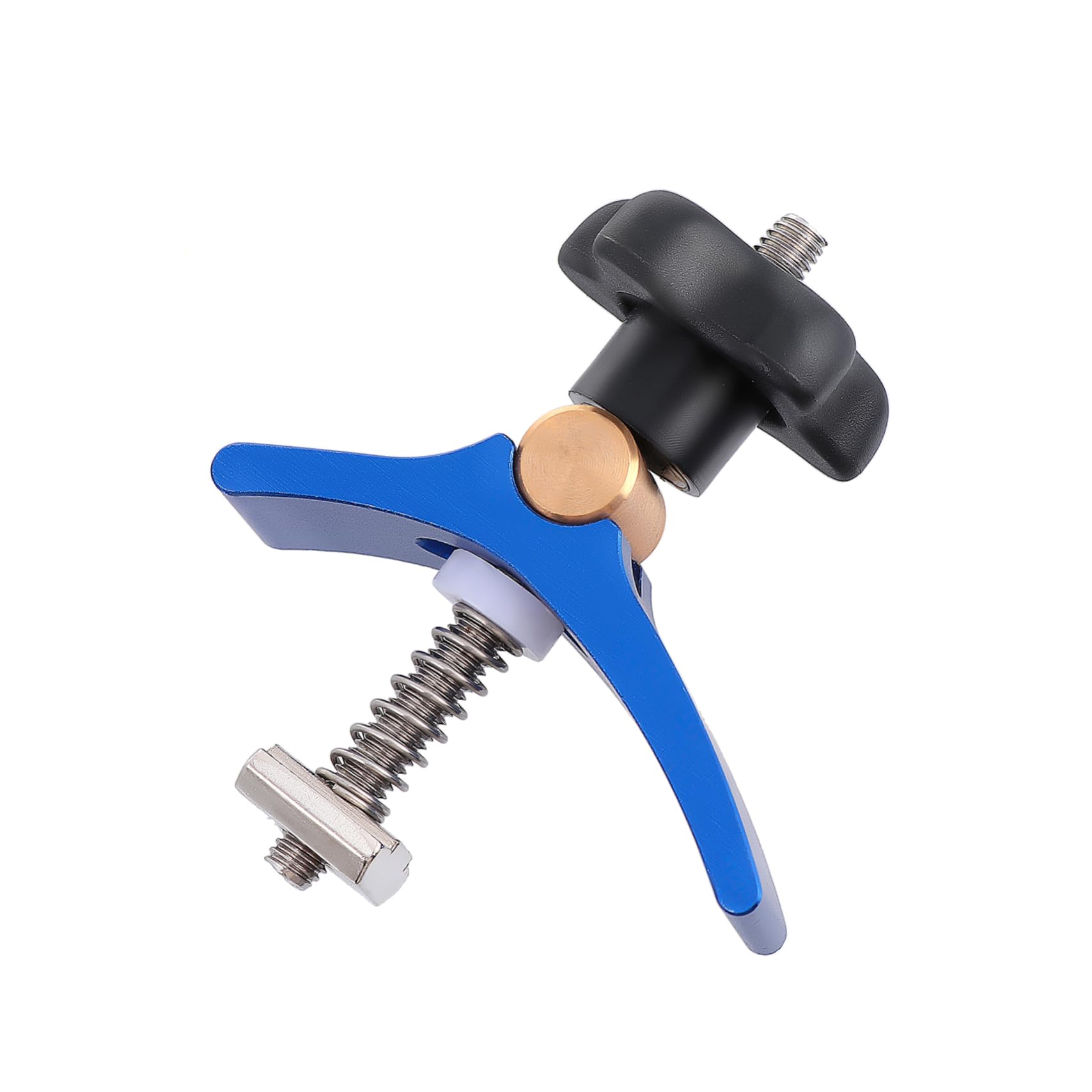 IWOWHERO Woodworking Hold down Clamp T-track Clamp t Slot Screws Pressure Plate Fixing Clip for Woodworking Series