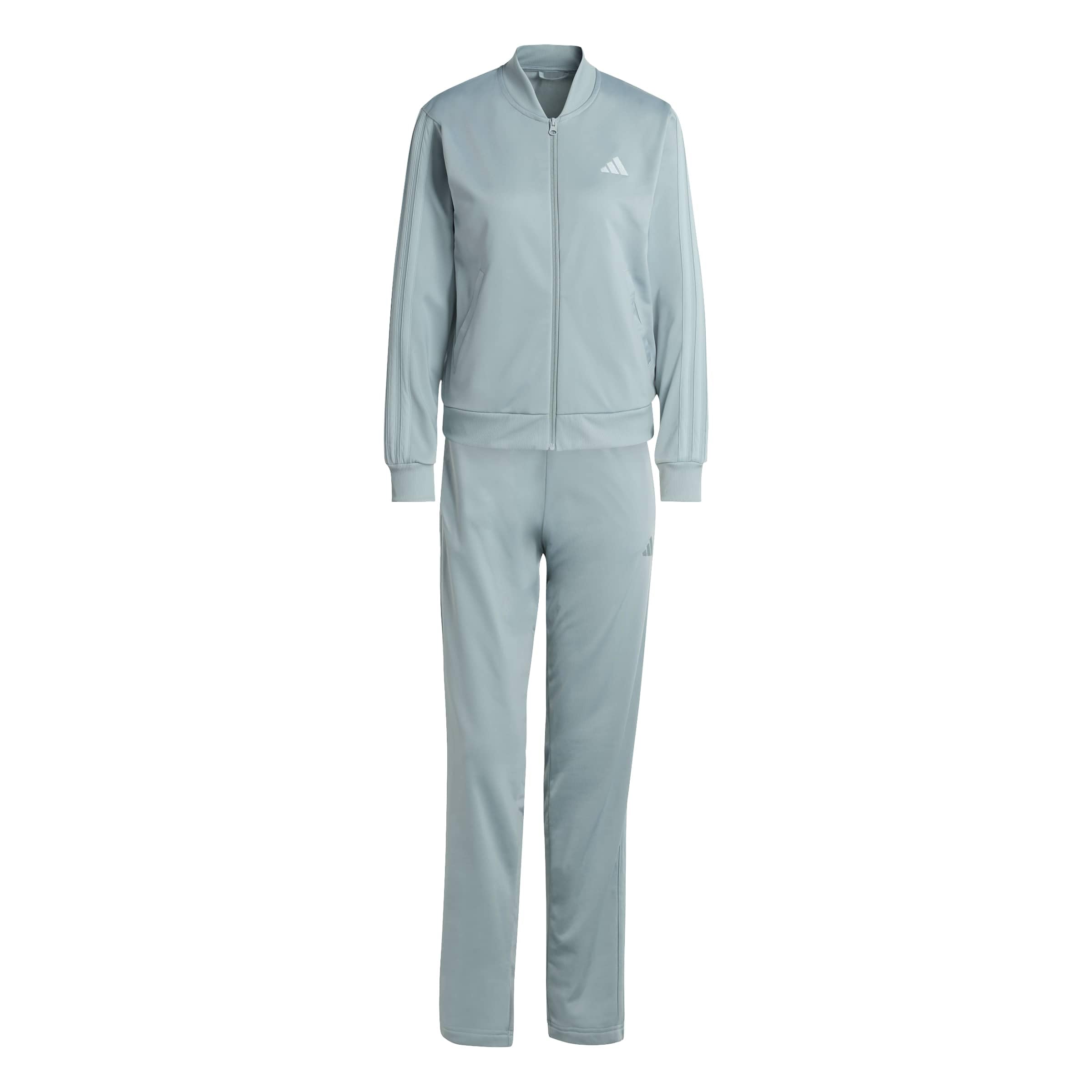 adidas Damen ESSENTIALS 3-​STRIPES TRACKSUIT, Wonder Sage, S