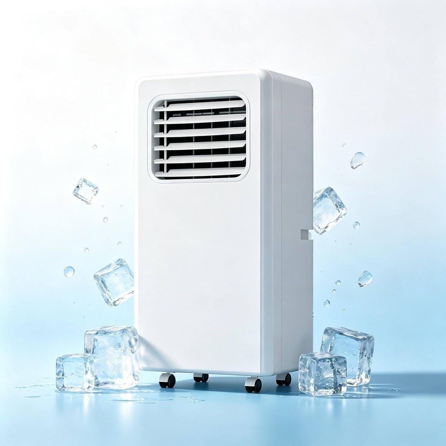 Condizionatore d'Aria Portatile 10000 BTU, unità di Raffreddamento ad Alta Potenza per Ambienti Fino a 15-23 m² (160-250 Piedi Quadrati), climatizzatore autonom, 12000btu, 12000btu