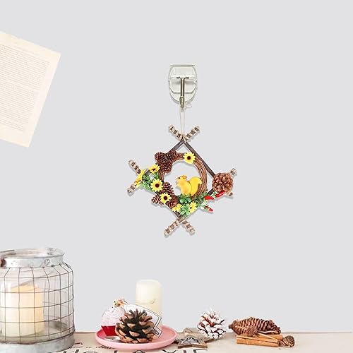 Miniatura 4 de Paquete económico de 40 ganchos, 50 tiras extraíbles, ganchos de palanca de alambre pequeño transparente, ganchos de pared colgantes sin daños con