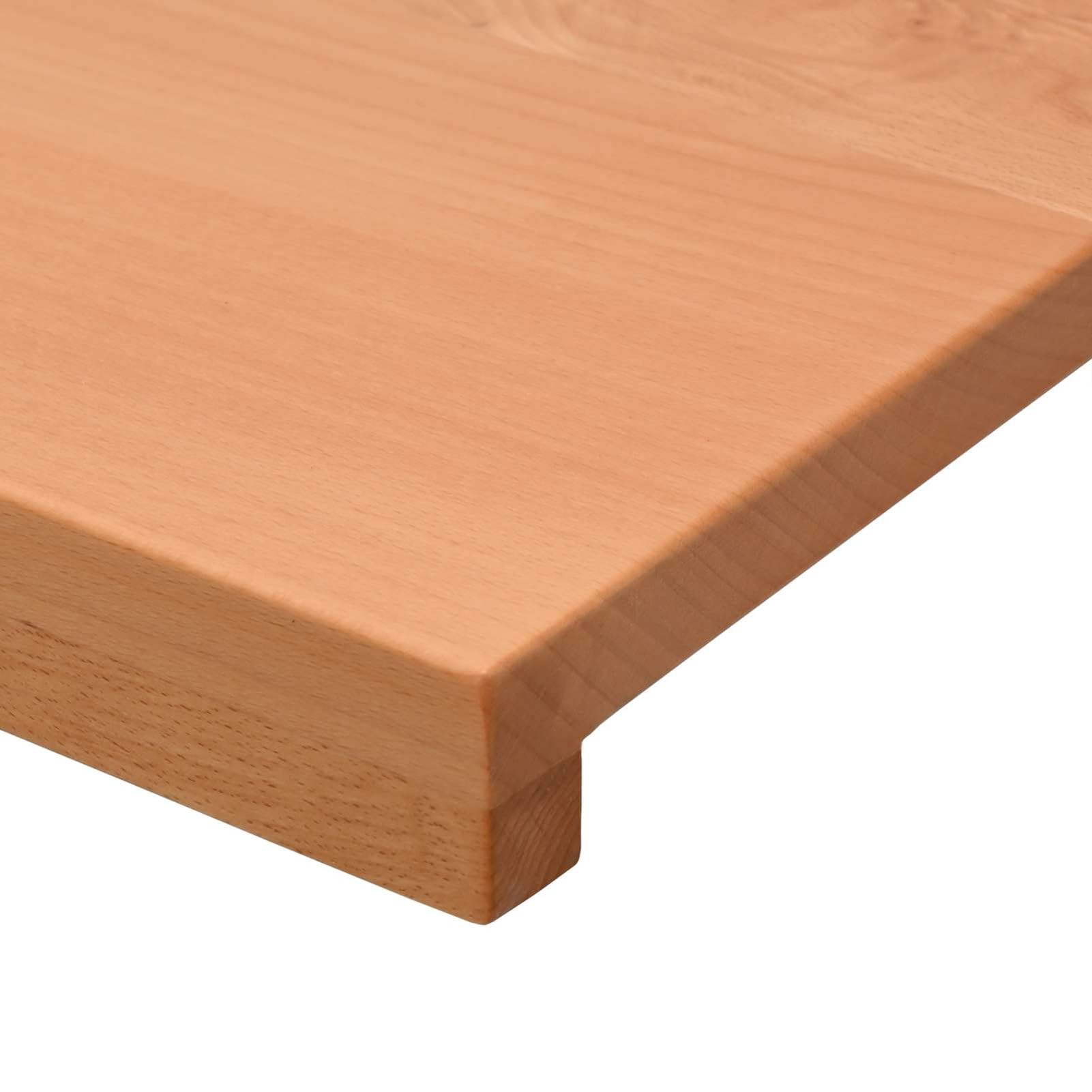 2 Stk. Fensterbänke 140 x 20 x 2 cm Massivholz Buche, zusätzliche Ablagefläche für Pflanzen und Deko for Fensterbank