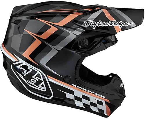 Miniatura 5 de Troy Lee Designs modelo SE4 - Casco de motocross de poliacrillita para adulto (talla XCH, blancagris)