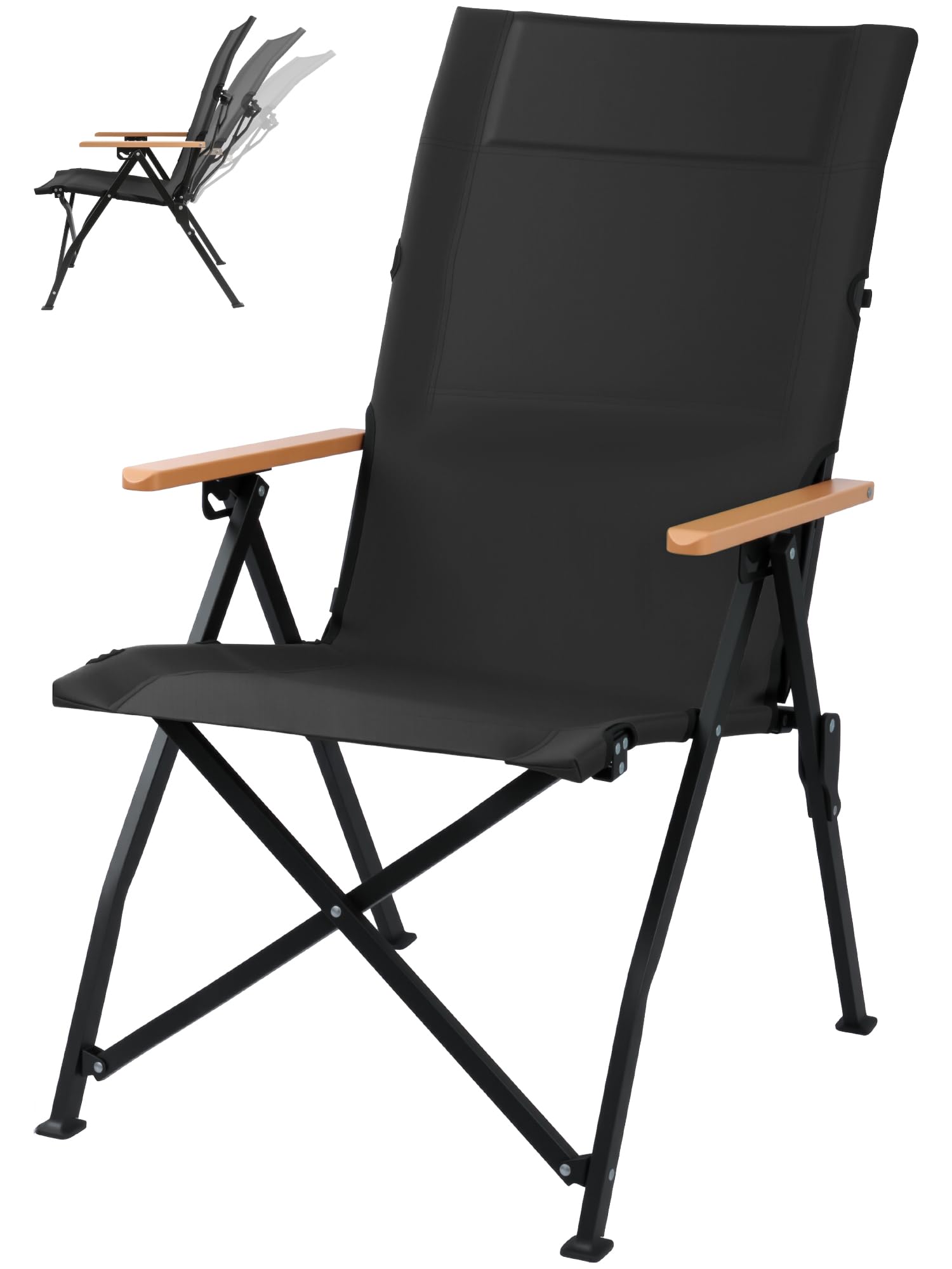 JOIN NATURE アウトドアチェア|3段階リクライニング式 キャンプ椅子 ハイバック設計|折りたたみ椅子 耐荷重150KG対応|コンパクト軽量 収納袋付属|キャンプ・ガーデンチェア 屋内兼用|収納時:2… Amazon.co.jp: Join Nature アウトドアチェア｜3段階リクライニング式