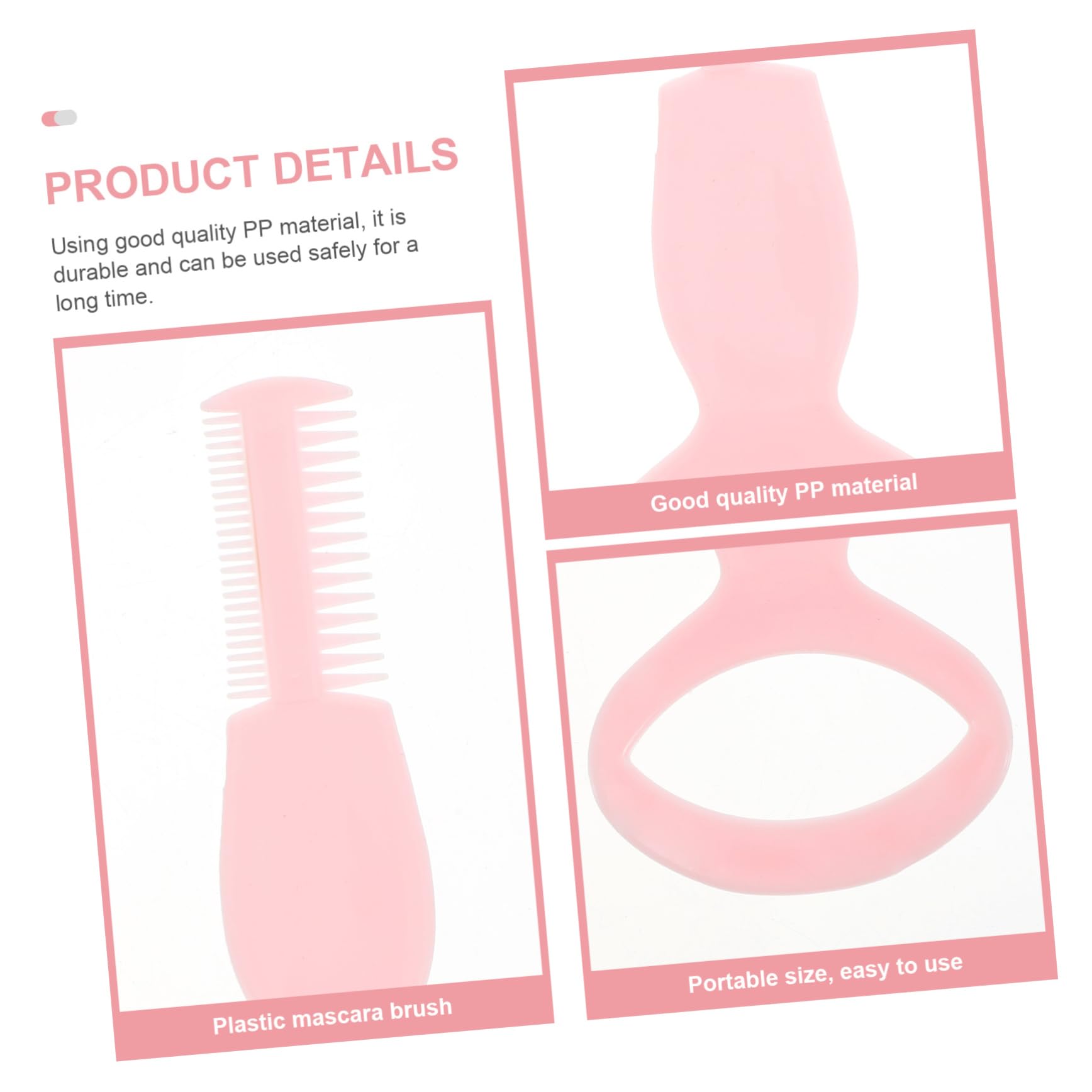 Healeved Mascara Guard Applicator Set 20pcs Pp Material Eyelash Tools for Quick Easy Makeup Random