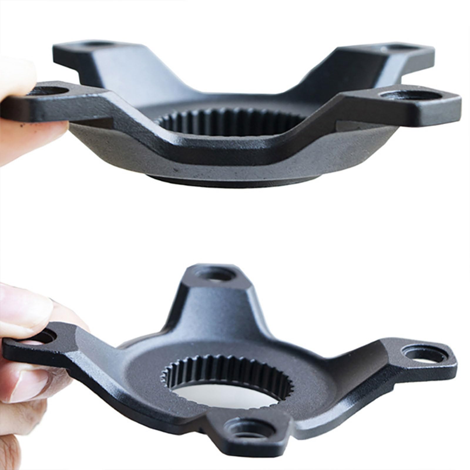 E-Bike-Getriebeadapter, 4-Backen-Kettenringe, Spinnen, Aluminiumlegierung, Antrieb, Motor, E-Bike, Teil-Kettenblatt