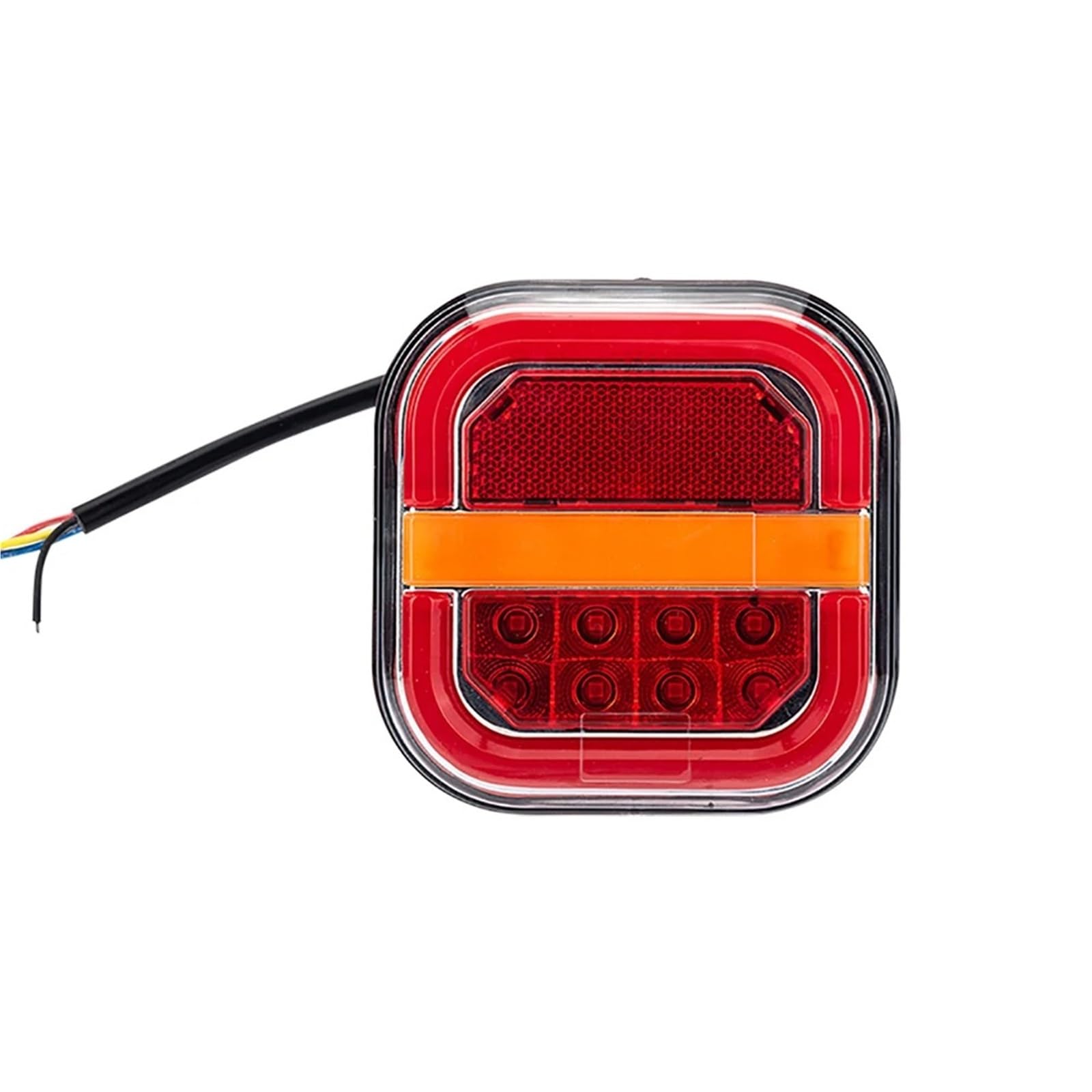 Luz Trasera Luz Trasera LED 12V 24V 28 LED Para Matrícula Coche Luz Freno Marcha Atrás Luz Trasera Para Remolque Camión Caravana Indicador Señal Giro