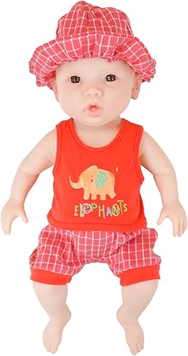 Miniatura 1 de CUAIBB Full Silicone Doll 18.5inch, Realistic Newborn Doll with Clothes, Full Body Silicone Babies Girl Doll That Look Real Life - Basic Dolls No