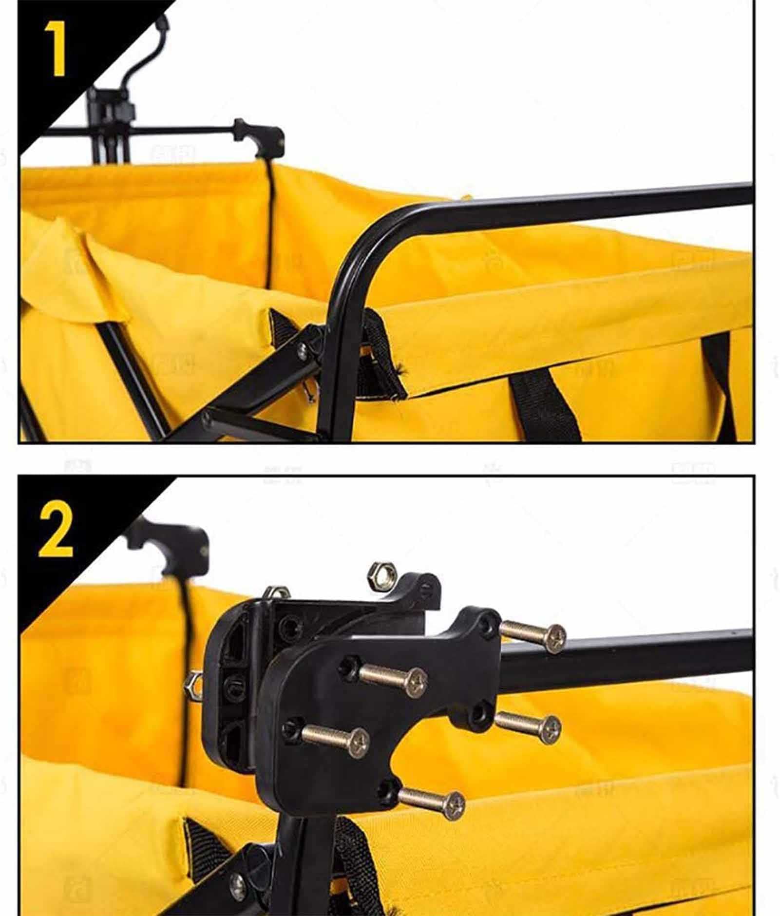 Toldo plegable para carrito, parasol con protección UV para jardín, camping y playa, ligero, fácil de instalar, solución de sombra portátil para exteriores