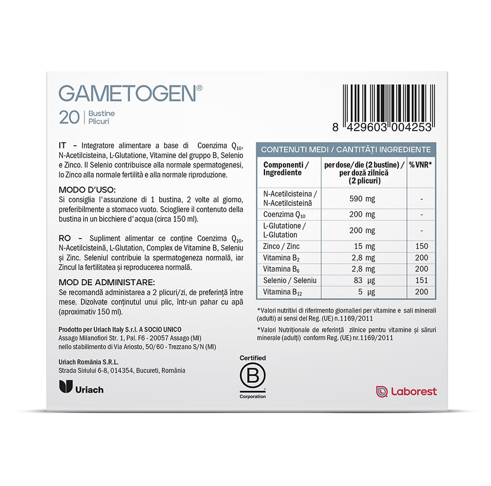 Gametogen 20 Umschläge