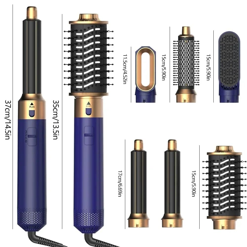 マイナスイオンヘアドライヤー ストレートブラシ カールアイロン 6in1 多機能 Amazon.co.jp: 6 in 1 ヘアドライヤーブラシ ホットコームセット