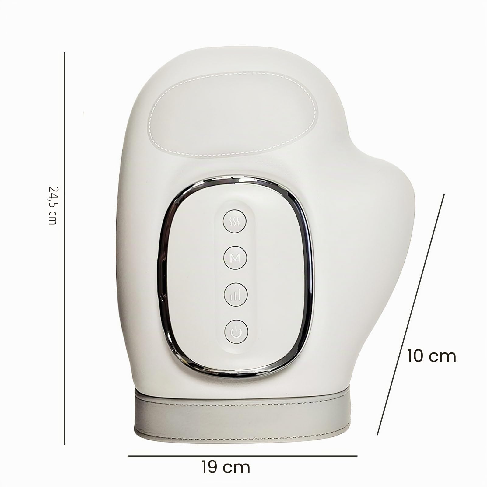 Handmassagegerät mit Thermotherapie,Handmassagegerät Mit Wärme & Luftkompression,3 Modi,5 Intensitätsstufen,15 Minuten automatischer Timer,Wireless Elektrisches Wiederaufladbare HandMassager (1pcs)
