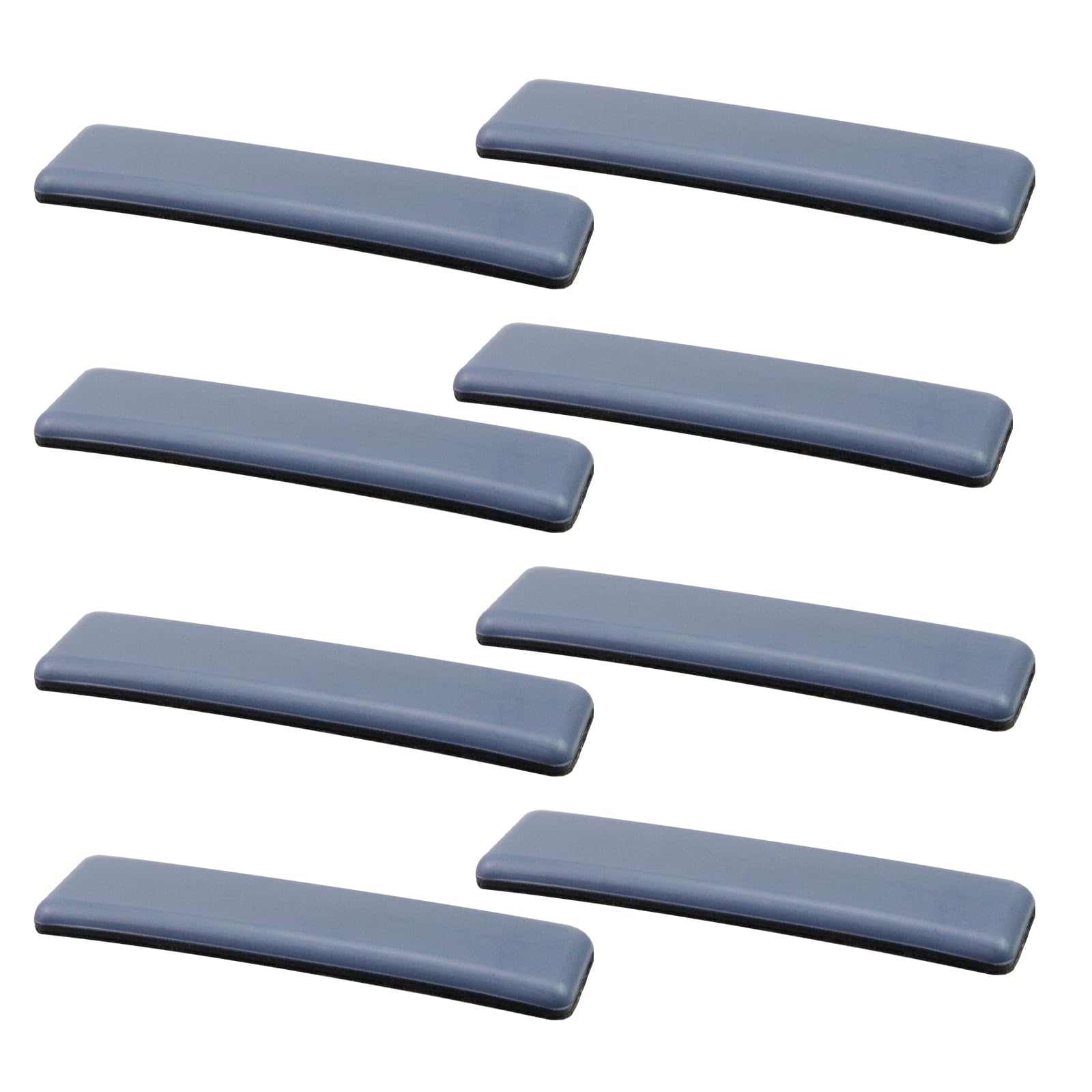 Antrader 8Pack Furniture Rect Slider Pad Carpet Ground Protector Coaster Magic Moving Anti-Abrasion Floor Mat Furniture Movers Sliders 4" x 1"