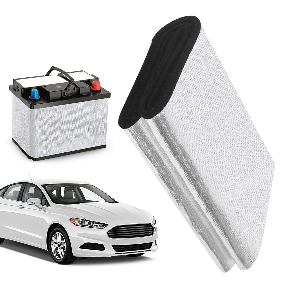 Set di isolamento batteria 102x18 cm 3 mm ignifugo scudo termico per auto camion camper barca