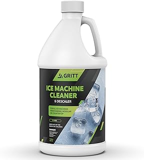 Ice Machine Cleaner Nickel Safe Descaler | Removes Mineral and Limestone Buildup | Residential and Commercial Ice Maker Cleaner | Remove Hard Water 1 gallon