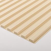 Vista 50 de Art3d Panel de pared de listones, panel texturizado acanalado 3D 12-Azulejos 19.7 x 19.7 pulgadas. - Nogal