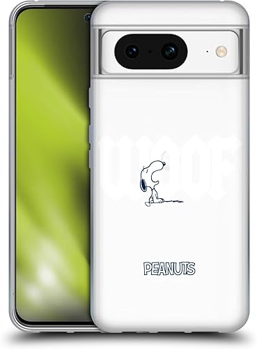 Miniatura 1 de Head Case Designs Officially Licensed Peanuts Snoopy Woof Rock Tees Soft Gel Case Compatible with Google Pixel 8