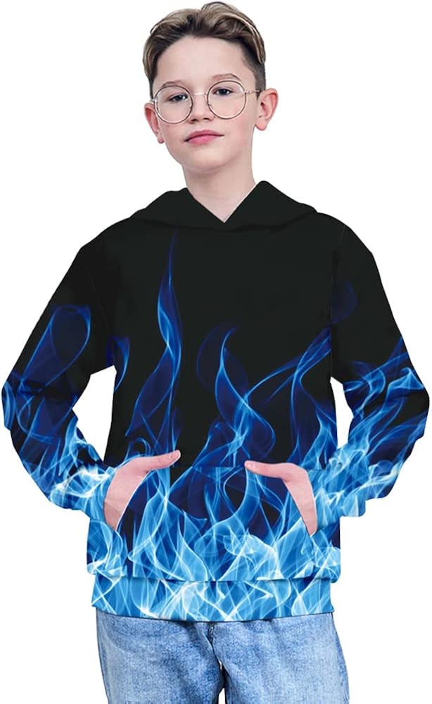 TUONROAD 6-16 Year Boys & Girls 3D Printed Fashion Pullover Sweatshirts Novelty Pattern Hoodies : Clothing, Shoes & Jewelry