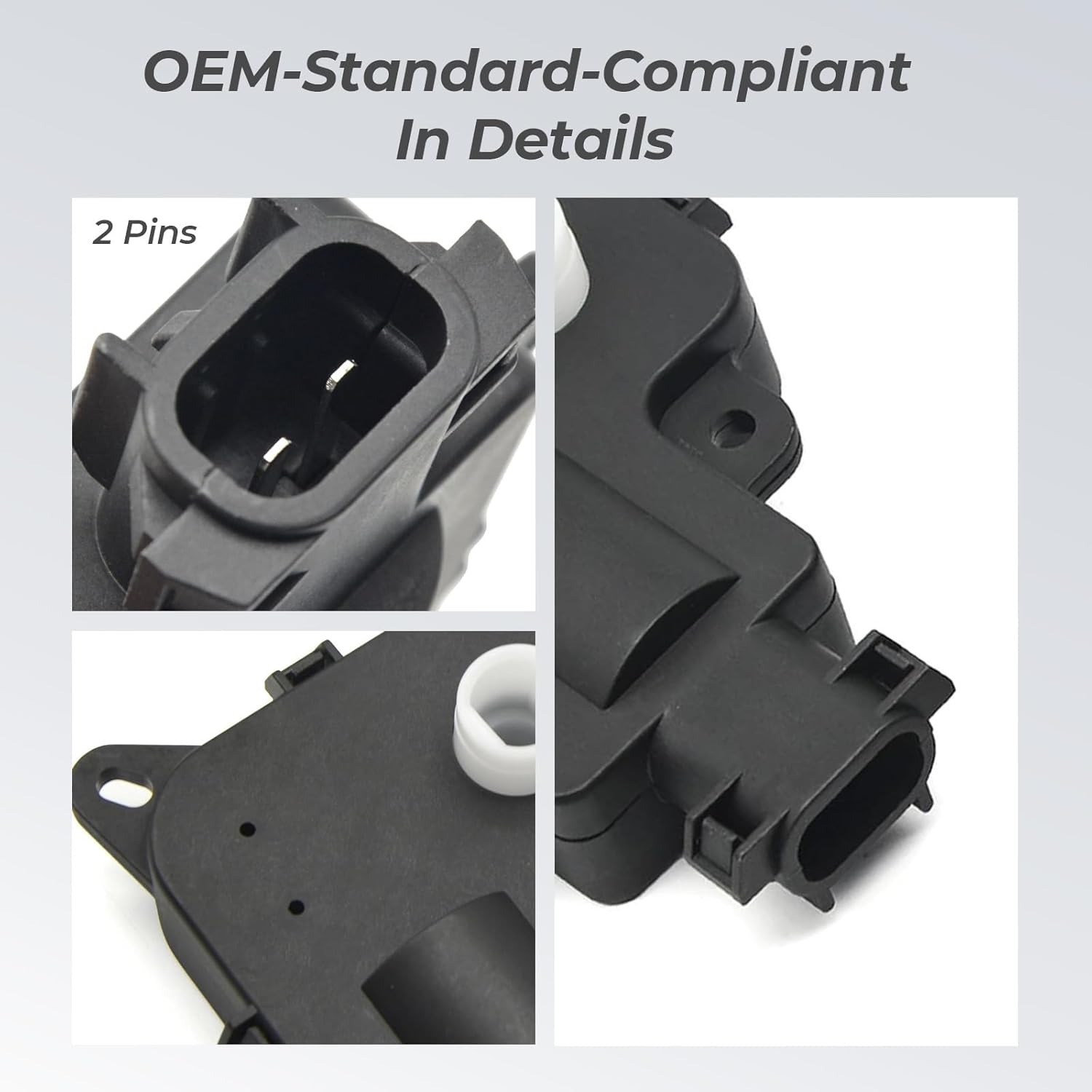 604-5101 HVAC Heater Blend Door Actuator Set of 2 Mode Door Actuator Fit for International Harvester 4200 4300 4400 7400 7500 7600 8500 8600 SBA ProStar, Replace# 2611234C1 3542606C1