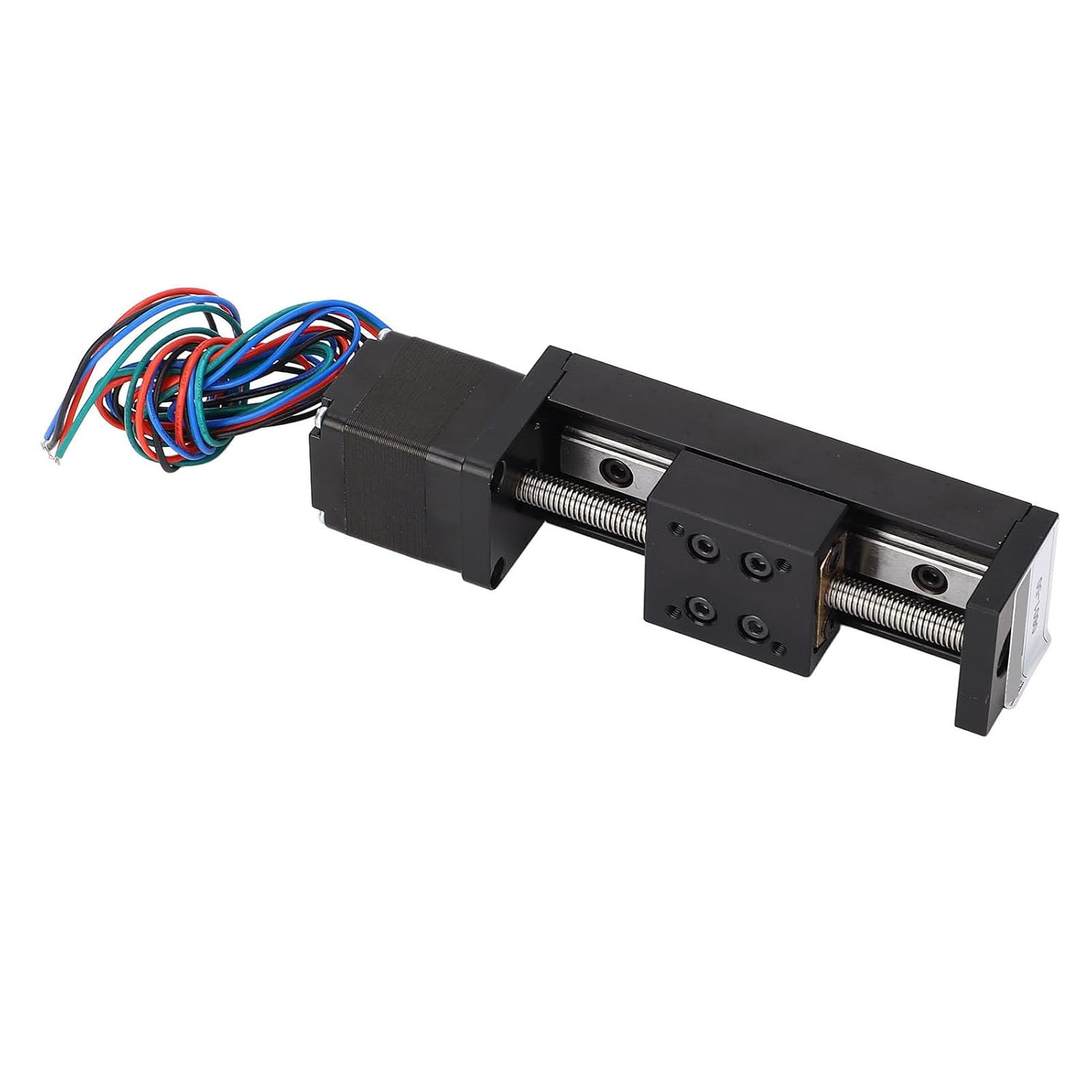 Luocute Mini Linear Rail Guides Slide Actuator, 50mm Effective Stroke Length T Shape High Accuracies 28 Stepper Motor X Y Z Linear Stage Motion Actuator, Stable and Quiet