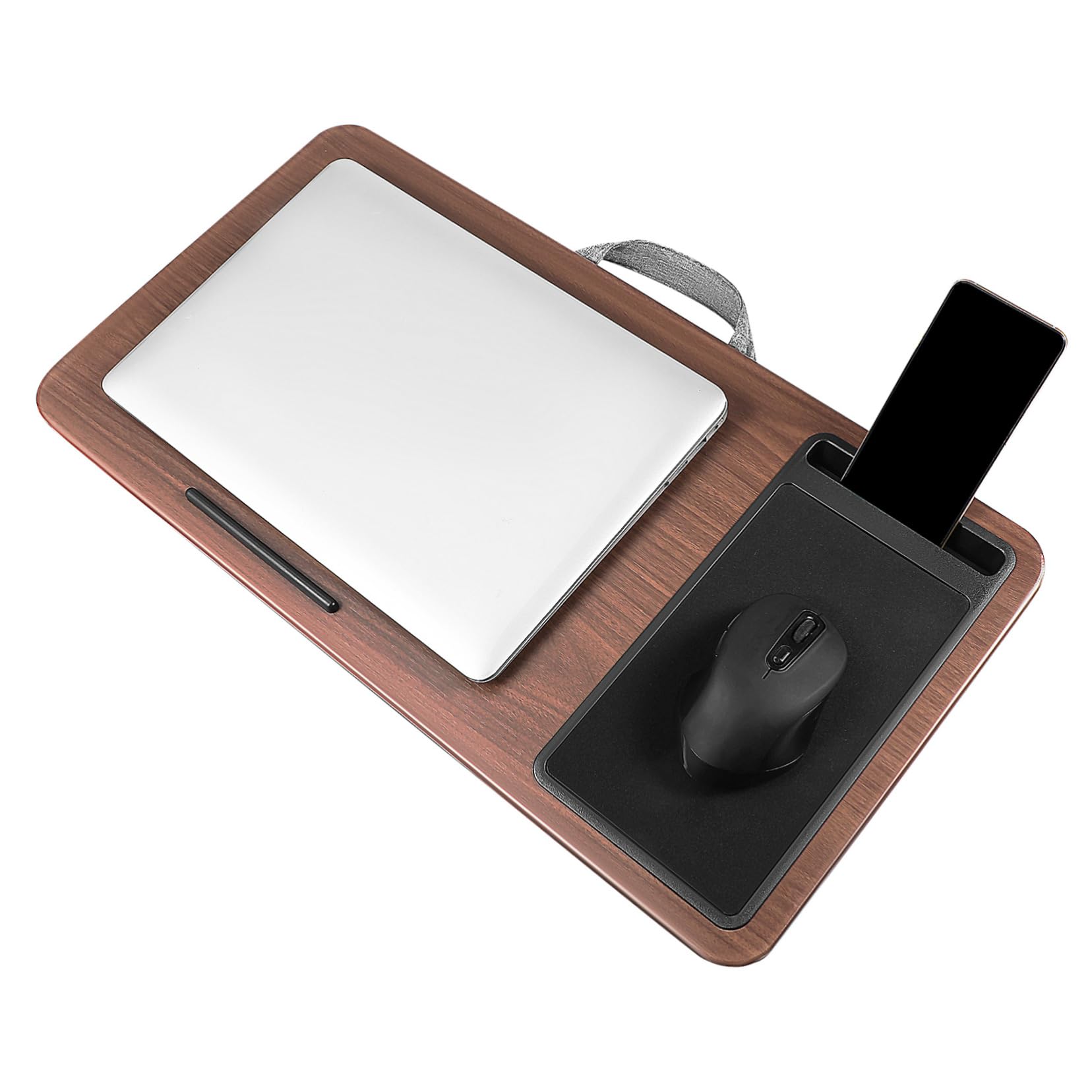 SEWACC Portable Lap Desk with Cushion Pads Versatile Laptop Table for Bed Couch Features Device Slot for Work Study and Entertainment