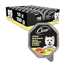 Cesar Tarina of Wet Food for Dog in Paté e Gelatina, ricette di Huerta (confezione da 14 x 150 g)