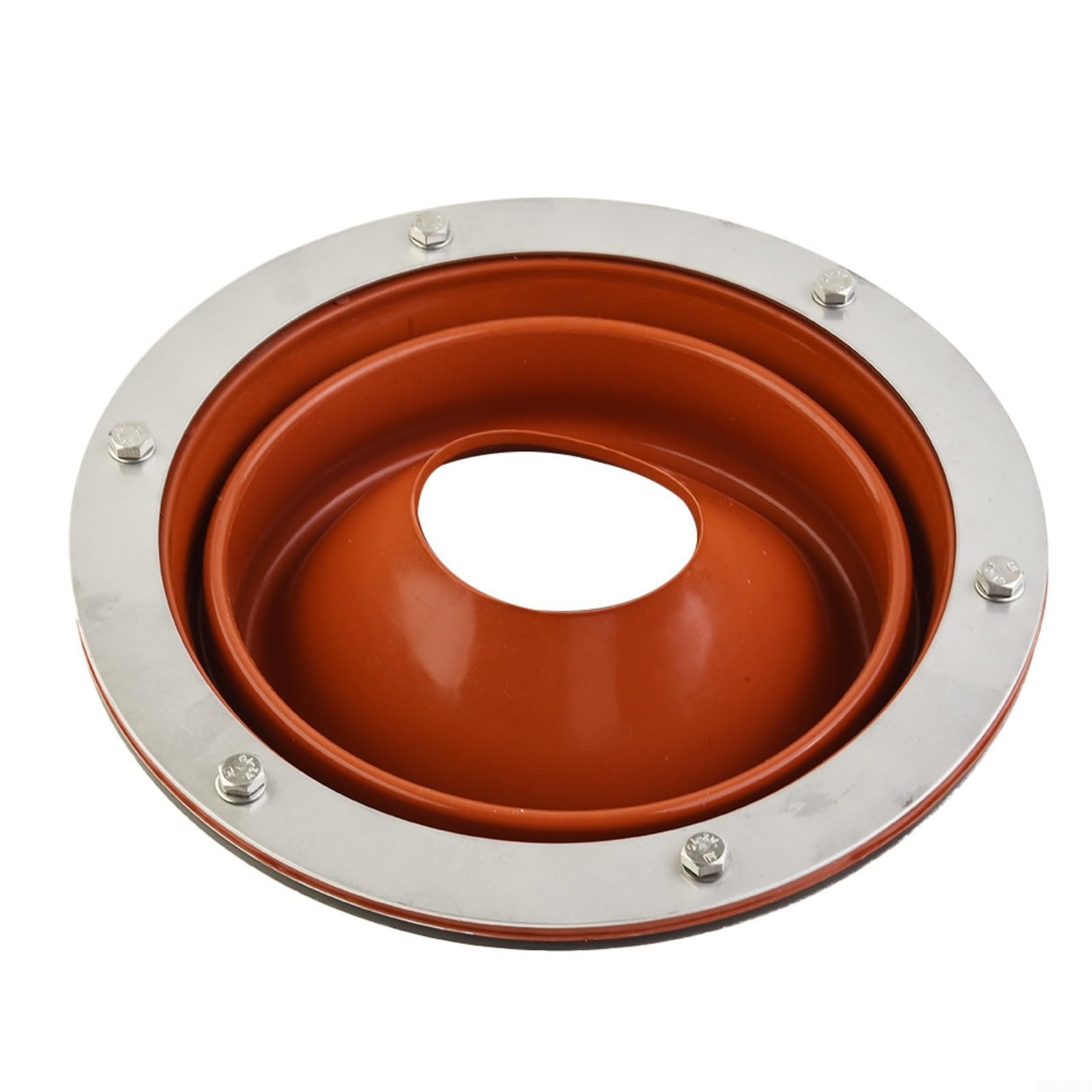 Kit de cric clignotant pour poêle avec tuyau en silicone résistant à 300 degrés et base en acier inoxydable, convient aux tuyaux de cheminée de 75 à 160 mm (lot de 2)