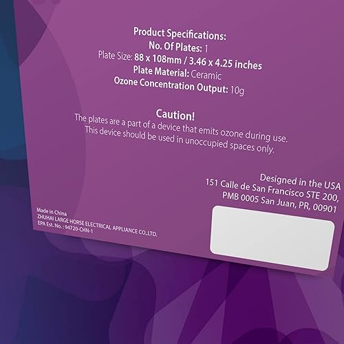 Miniatura 8 de Reemplazo de cerámica de la placa del ozono para el generador comercial del ozono 10,000mgh - horas de uso aumentadas