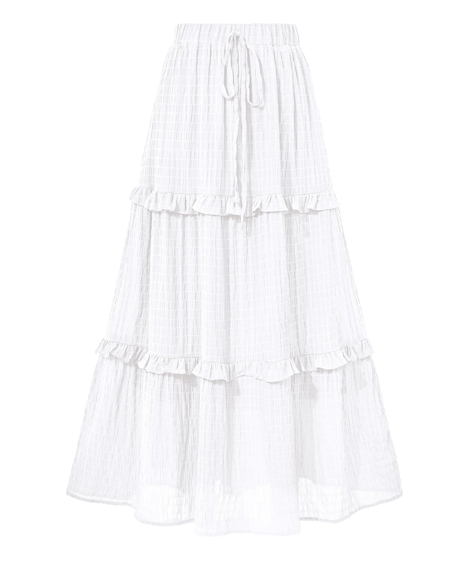 BTFBM Womens Long Summer Skirt 2026 Elegant High Waist Cocktail Party Wedding Guest Dress Flared A-Line Midi Skirts