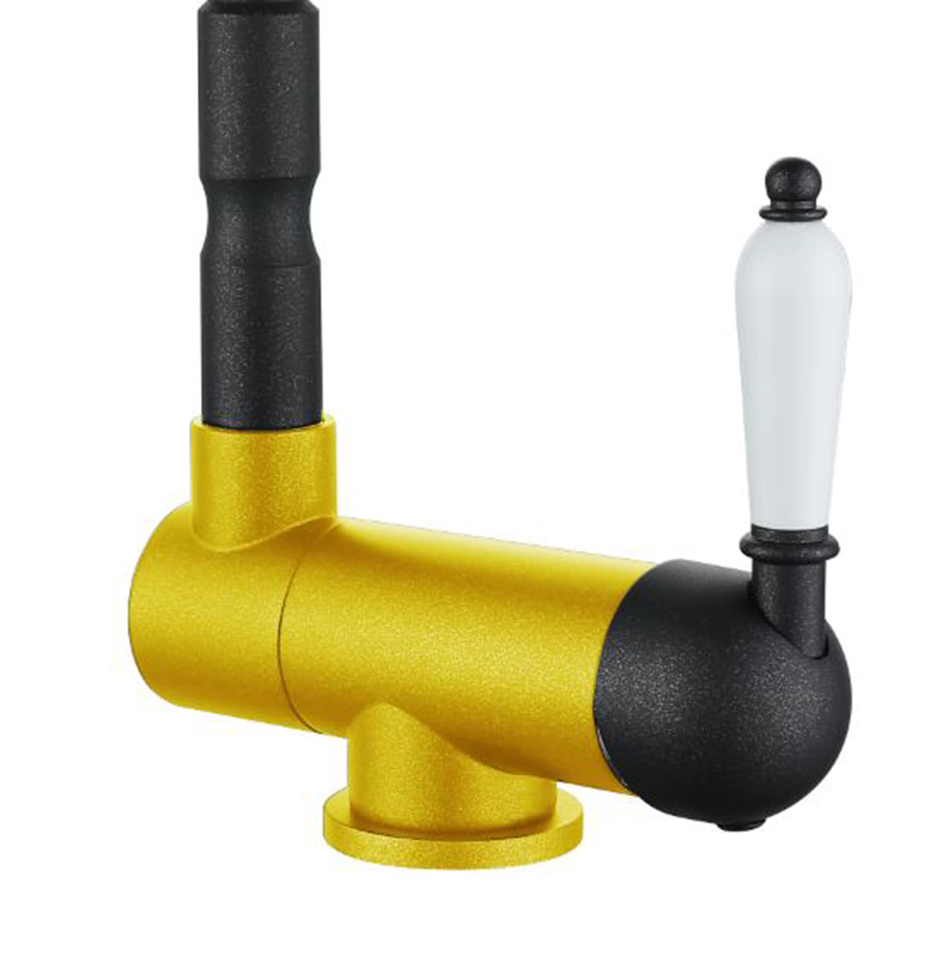 Mitigeur Cuisine Rabattable Noir, Laiton Robinet Cuisine Pliable Mitigeur De Cuisine Sous Fenêtre Avec Bec Orientable 360° Robinetterie Evier Rabattable Devant Fenêtre (frosted/black)