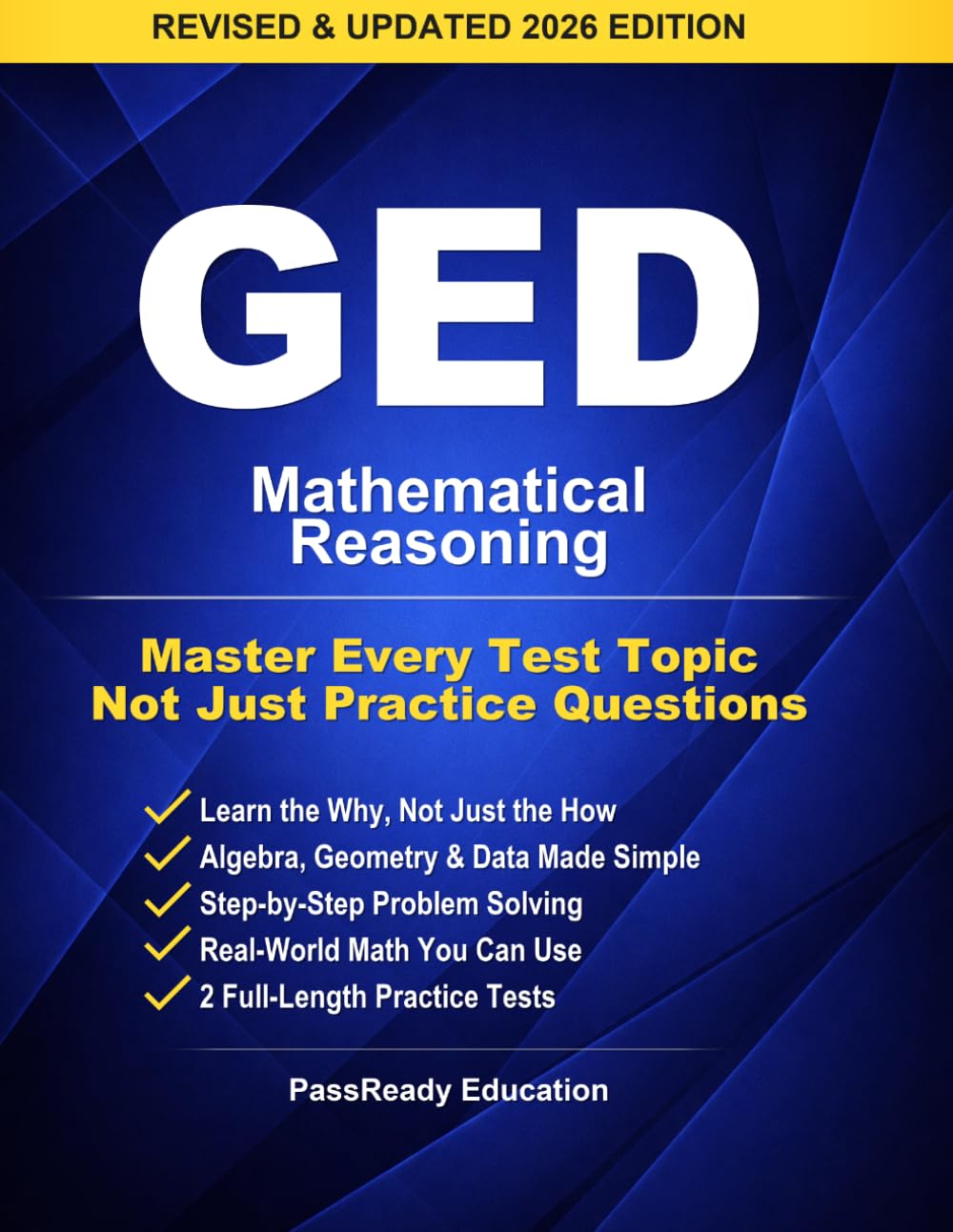 GED 2026 Mathematical Reasoning: Complete Study Guide with Practice Tests