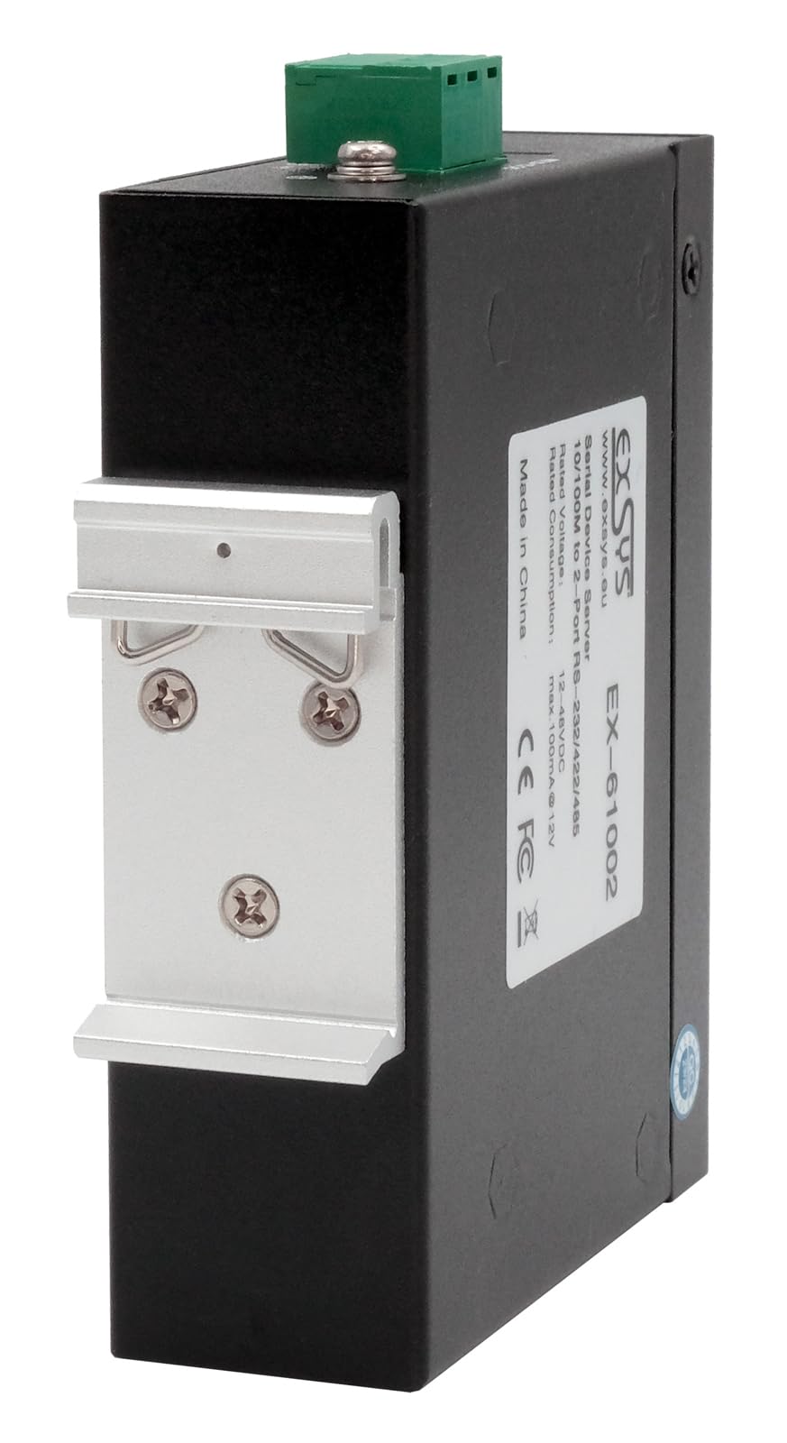 Exsys EX-61002 Ethernet zu 2 x Seriell RS-232/422/485