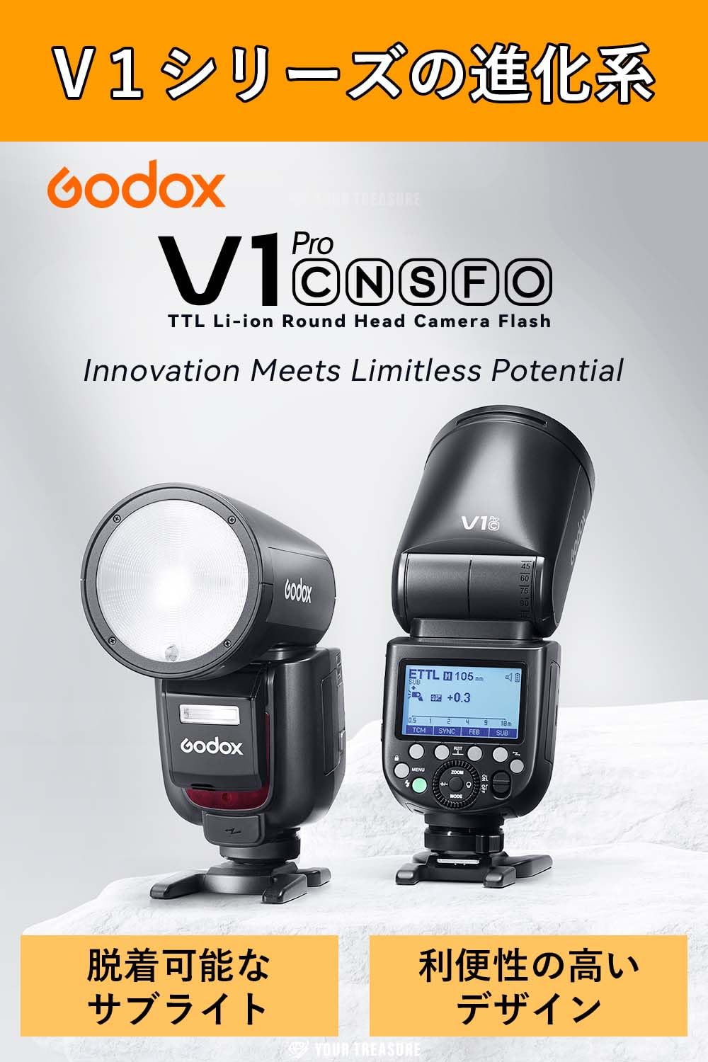 Amazon | 【日本正規代理店/技適マーク】Godox V1ProS SONY対応 