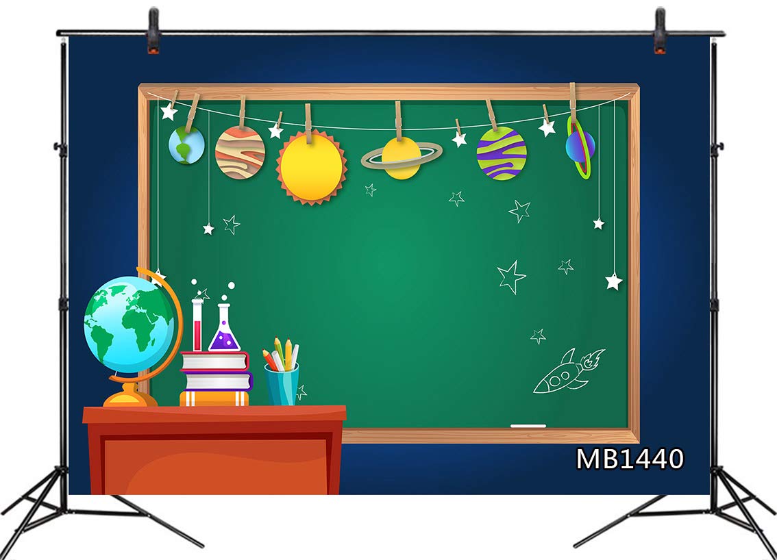 LB 10x8ft Classroom Background Backdrop for Photography Classroom