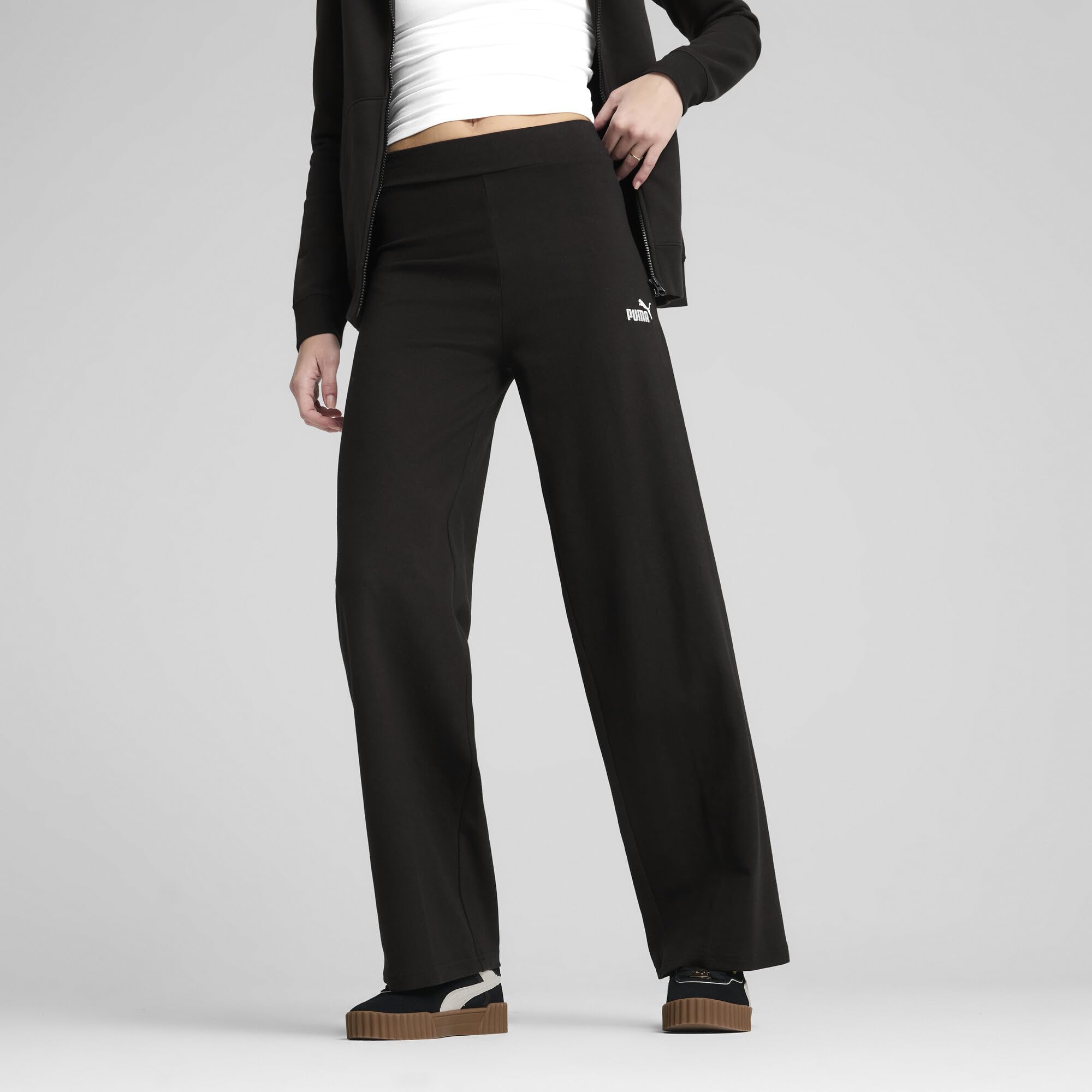 Puma Ess Small No. 1 Logo High-Waist Straight Leggings - Joggings - Legging Droit Taille Haute avec Petit Logo No. 1 d'ESS - Femme