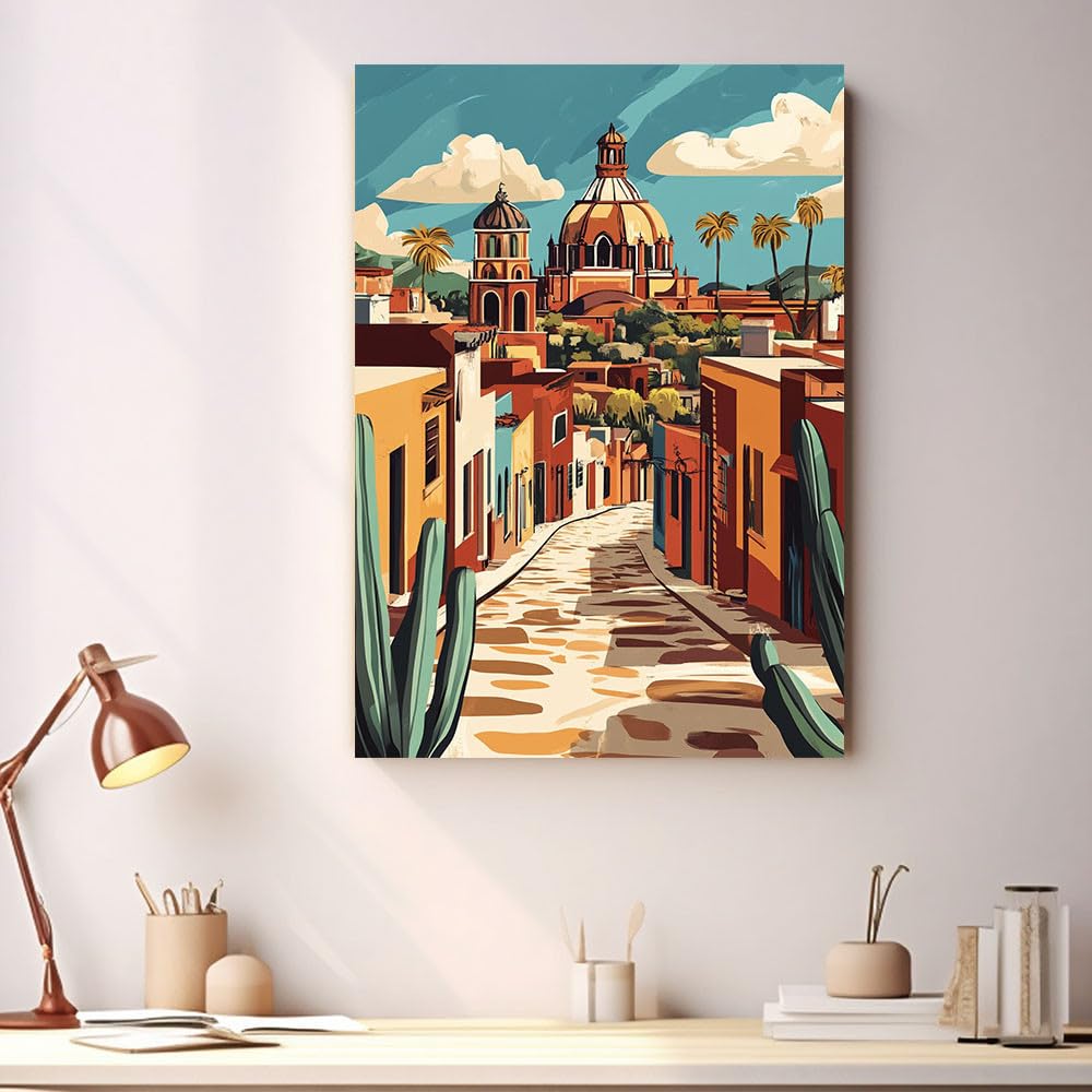 Amazon.com: San Luis Potosi Vintage Travel Posters, Mexico Poster