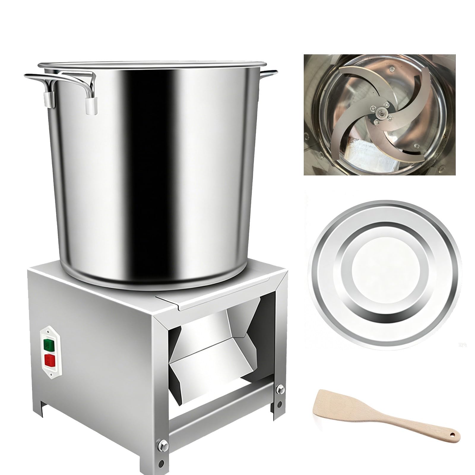 eQianyuan Poultry Feed Processor Vegetable Chopper 1000W-220V