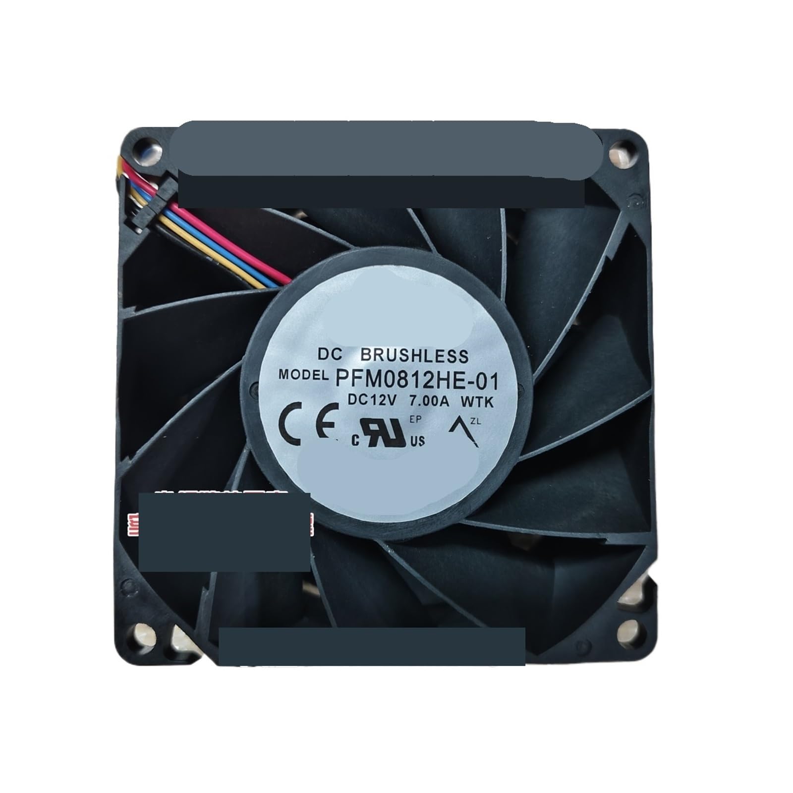 Ventilateur de serveur PFM0812HE-01 anti surchauffe pour composants informatiques 80mm