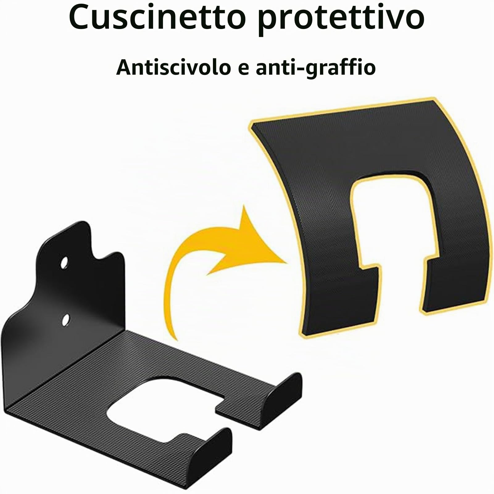 Whackers - Supporto per decespugliatore, in acciaio inox, resistente, impermeabile, multiuso, per garage, organizer per attrezzi da giardino