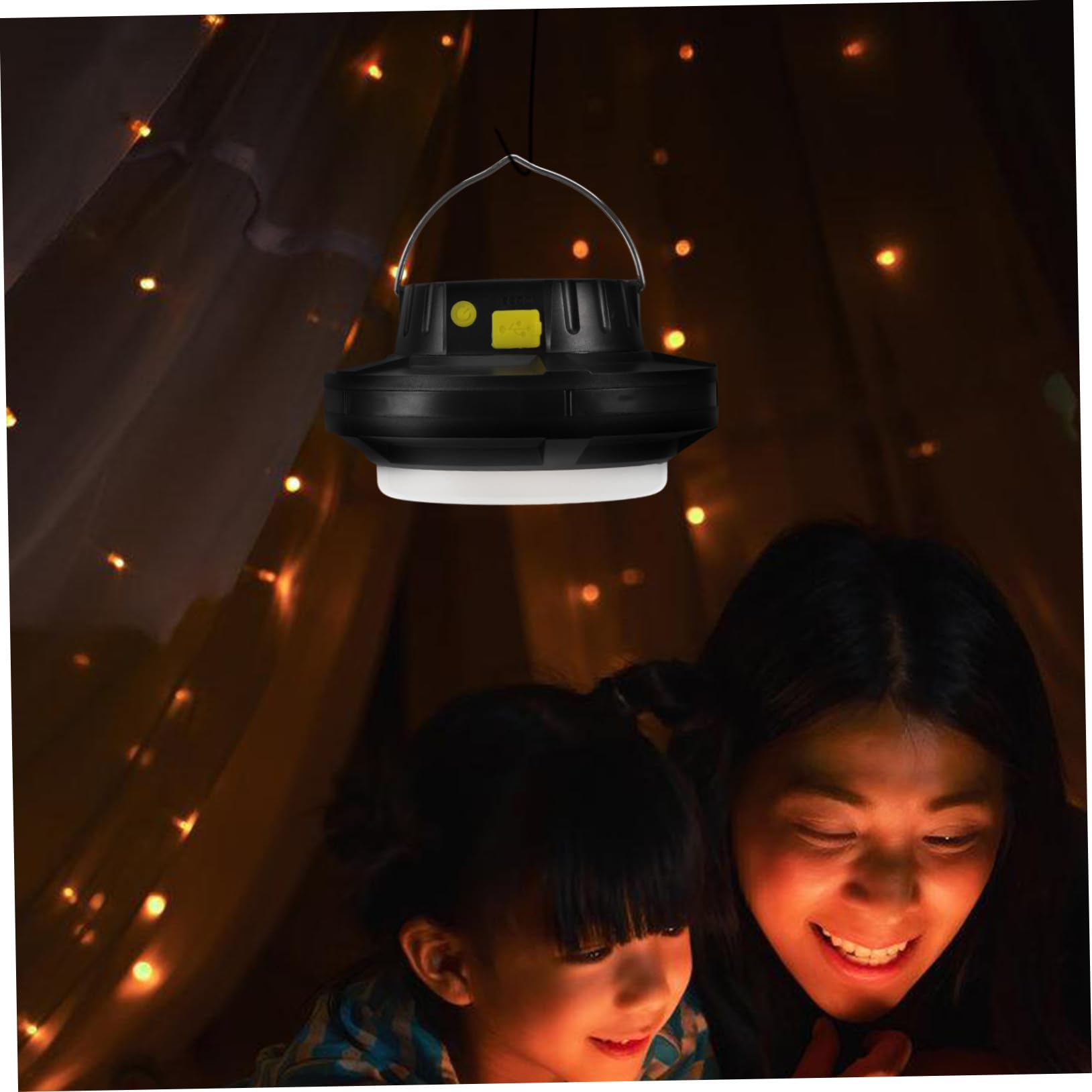 Linterna Solar Recargable USB Luz Emergencia Portátil para Camping Senderismo y con Luz para Tienda y Rv Exterior