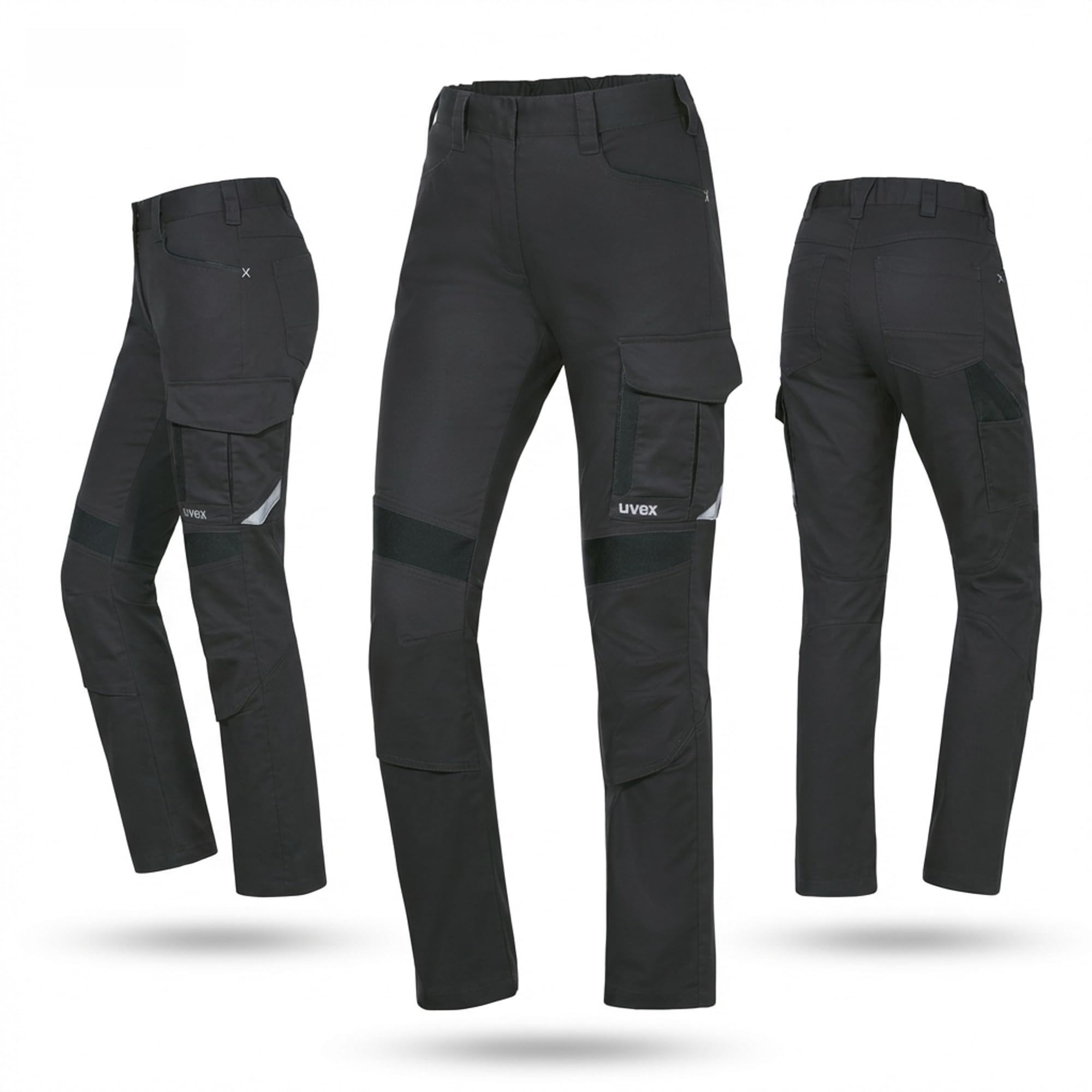 Uvex suXXeed Industry Damen Bundhose - Frauen Arbeitshose - mit Stretch & Kniepolstertaschen