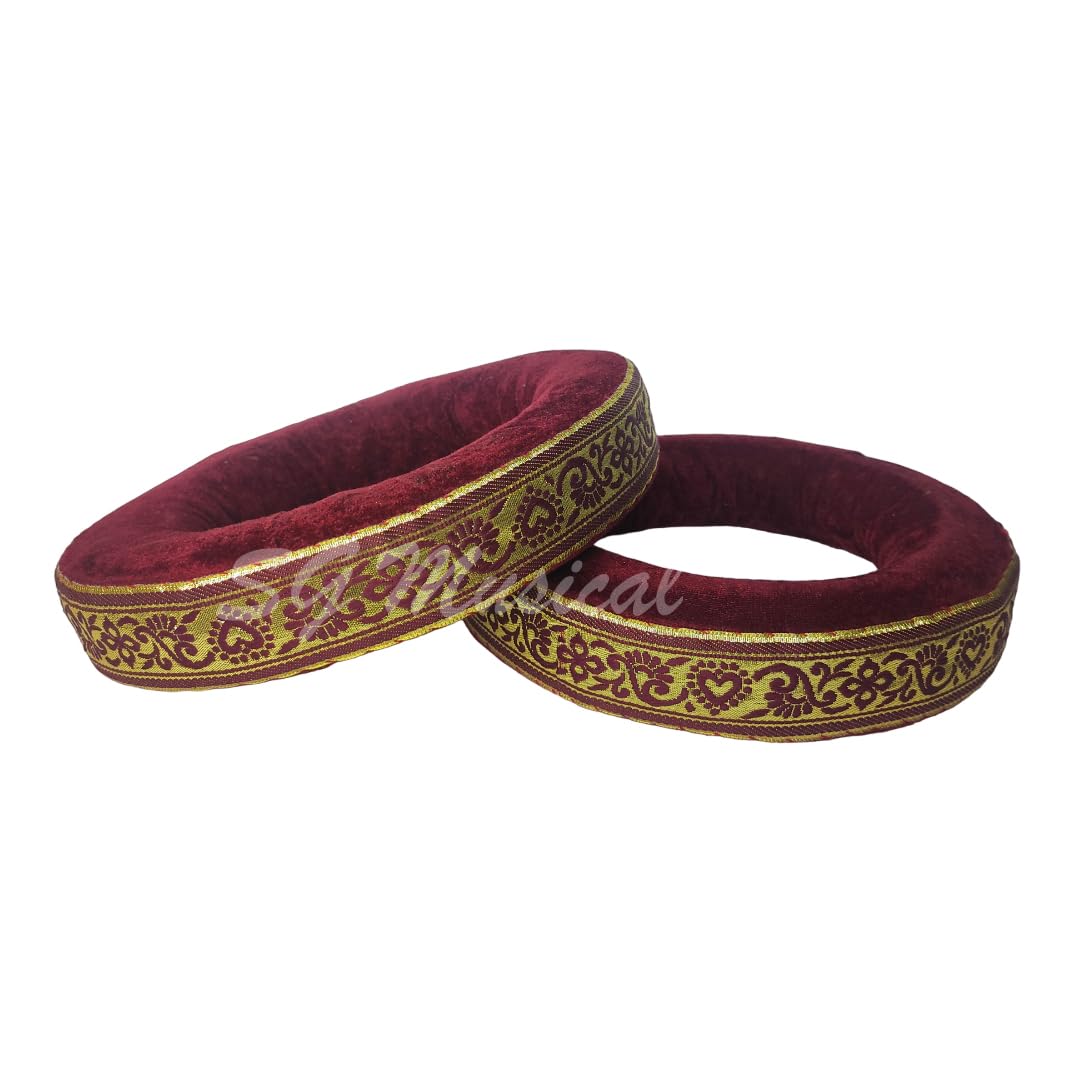 SG Musical Tabla Ring PAD (Mahroon Pack of 2) - Image 2 thumbnail
